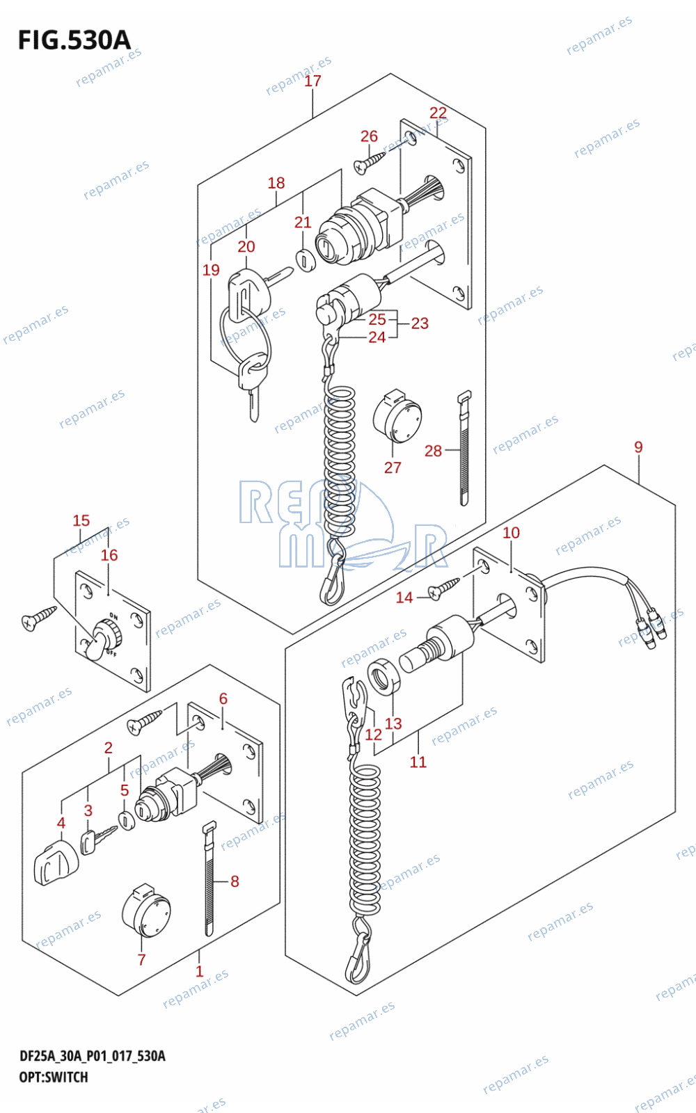 530A - OPT:SWITCH (DF25AR:P01)