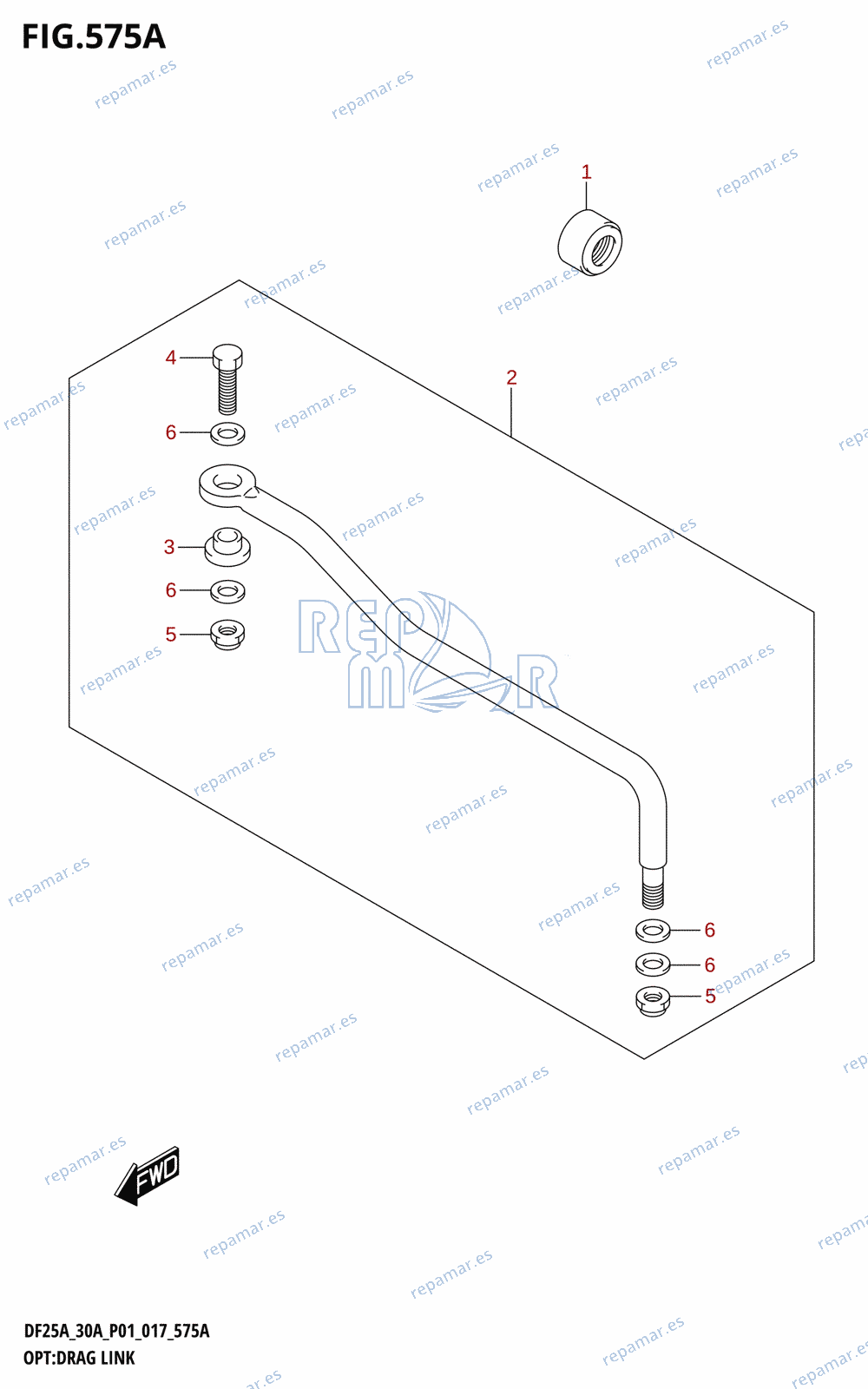 575A - OPT:DRAG LINK (DF25A:P01)