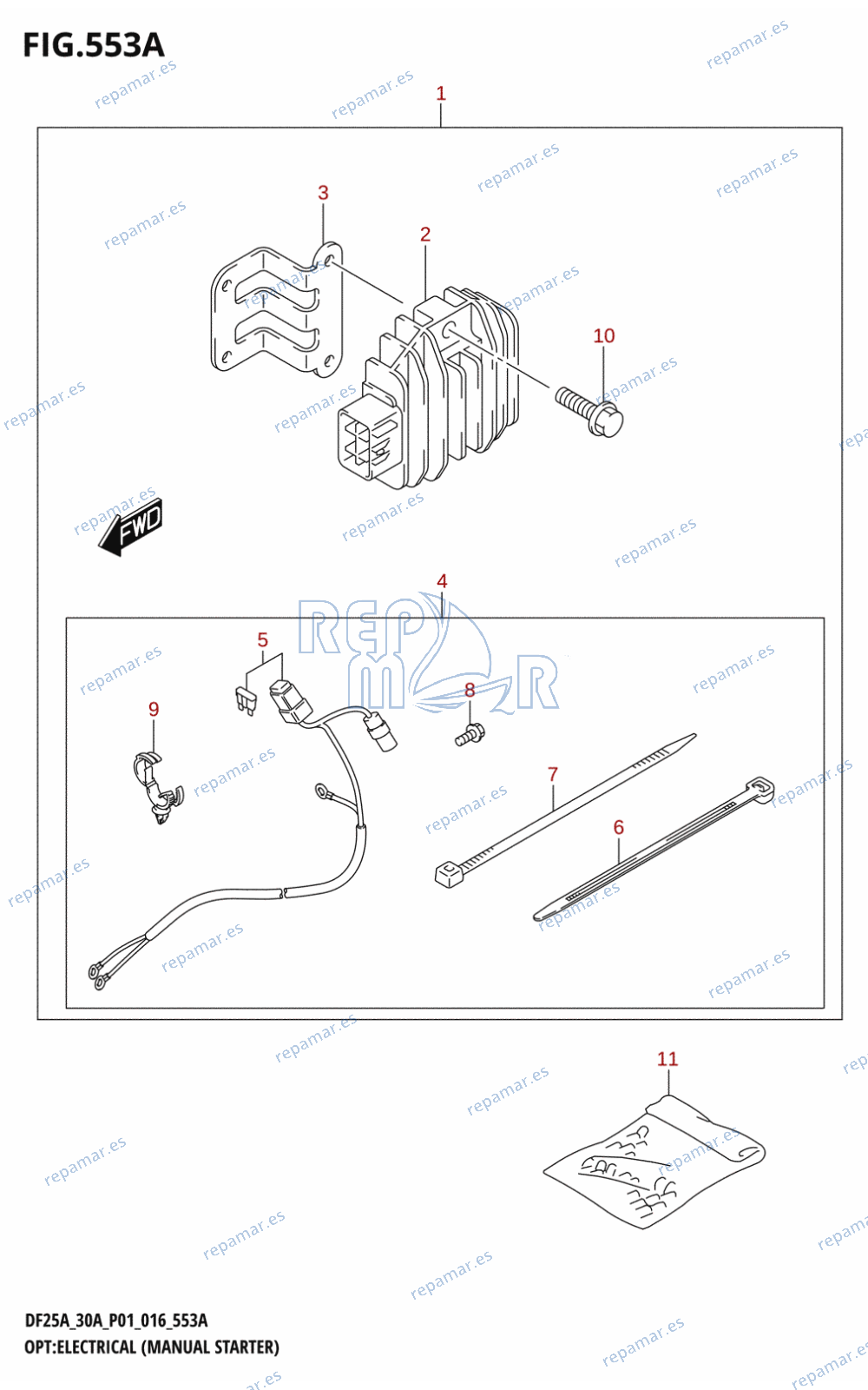 553A - OPT:ELECTRICAL (MANUAL STARTER) (DF25A:P01:M-STARTER)