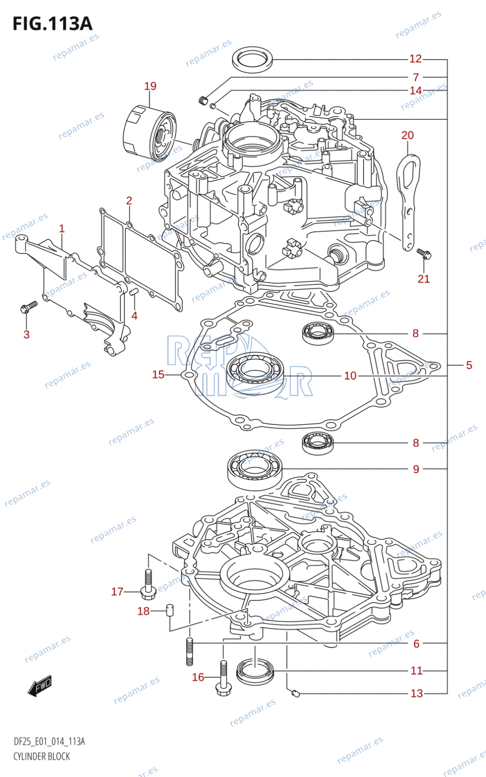 113A - CYLINDER BLOCK