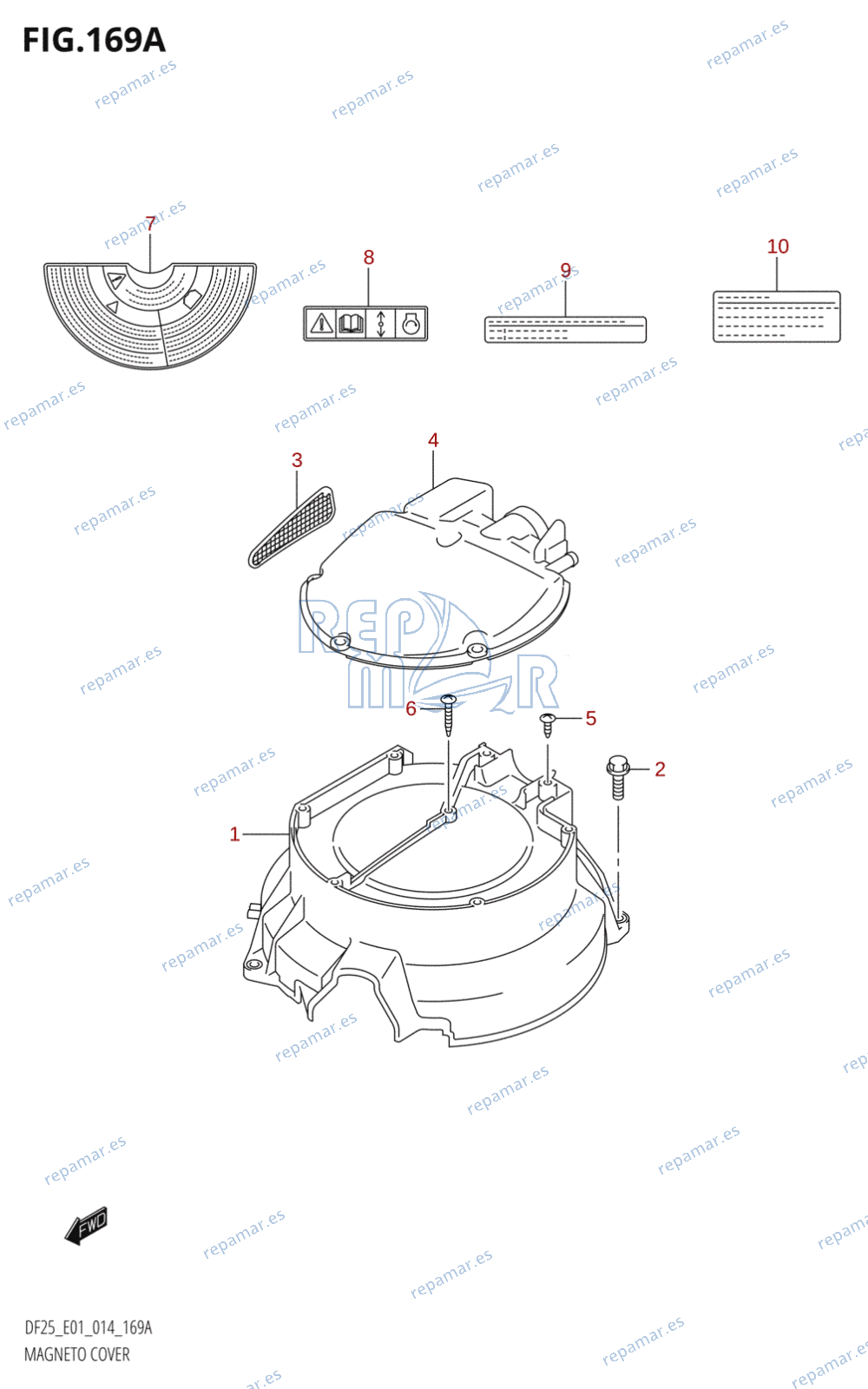 169A - MAGNETO COVER (DF25R:E01)