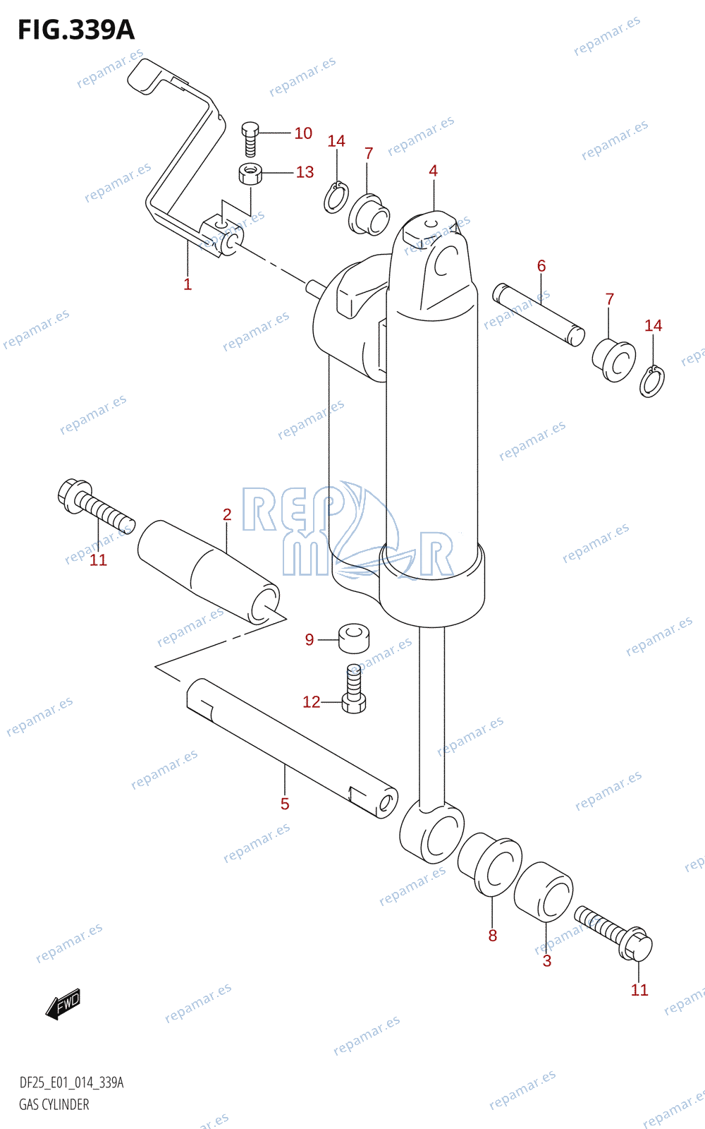 339A - GAS CYLINDER (DF25Q:E01)