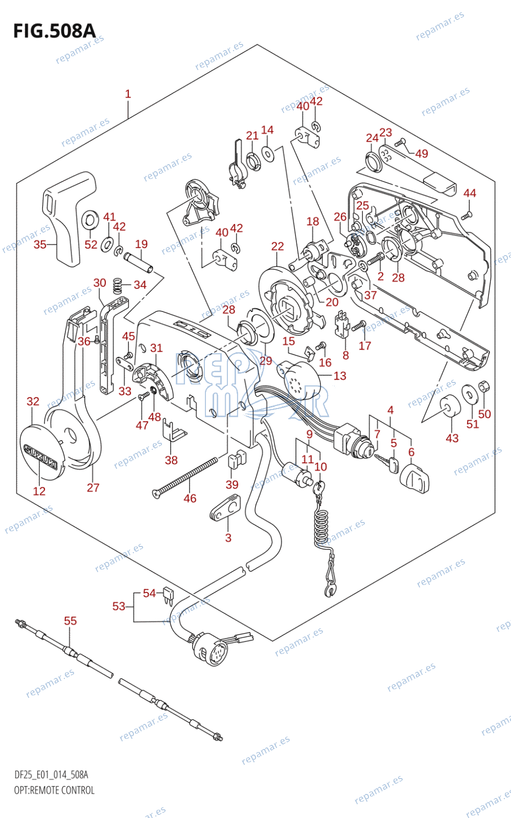 508A - OPT:REMOTE CONTROL (DF25R:E01)