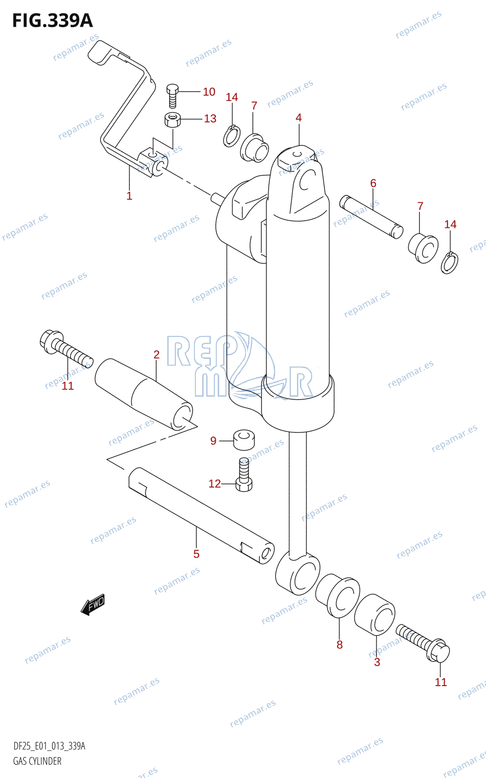 339A - GAS CYLINDER (DF25Q:E01)