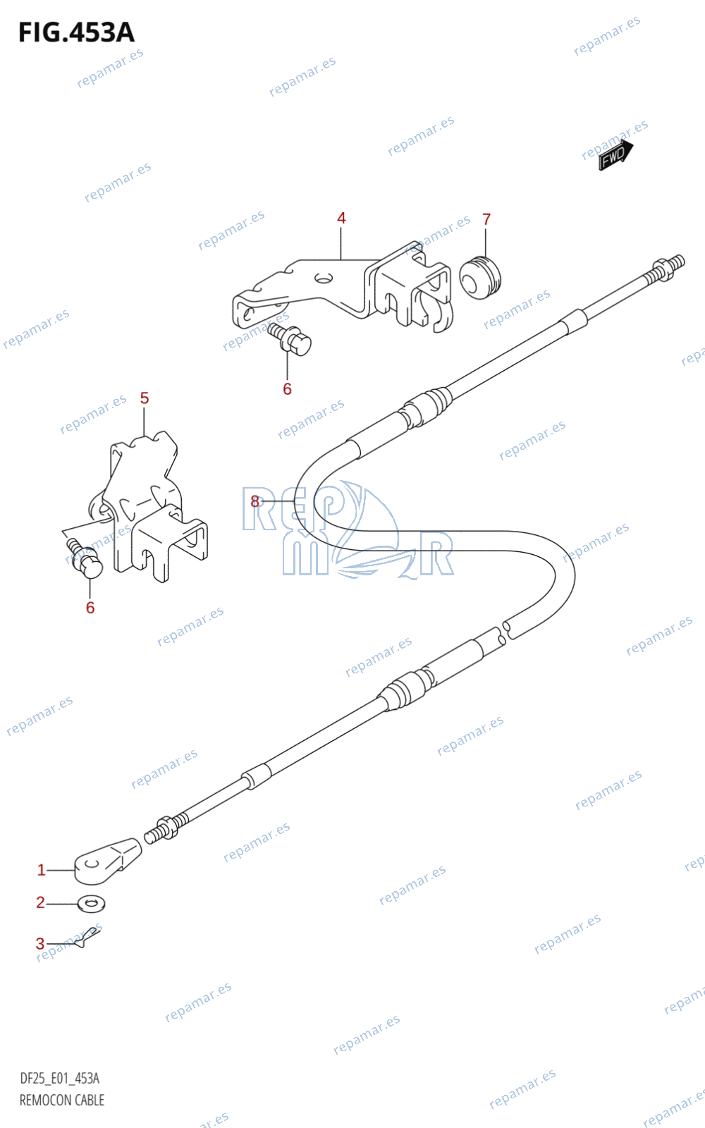 453A - REMOCON CABLE