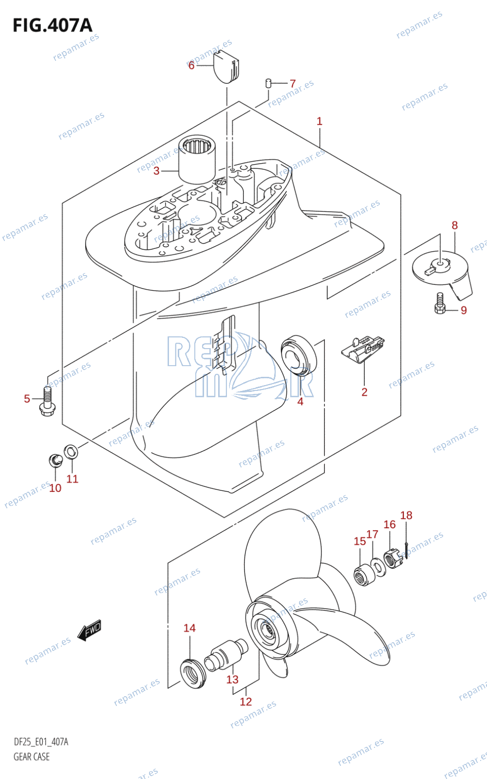 407A - GEAR CASE