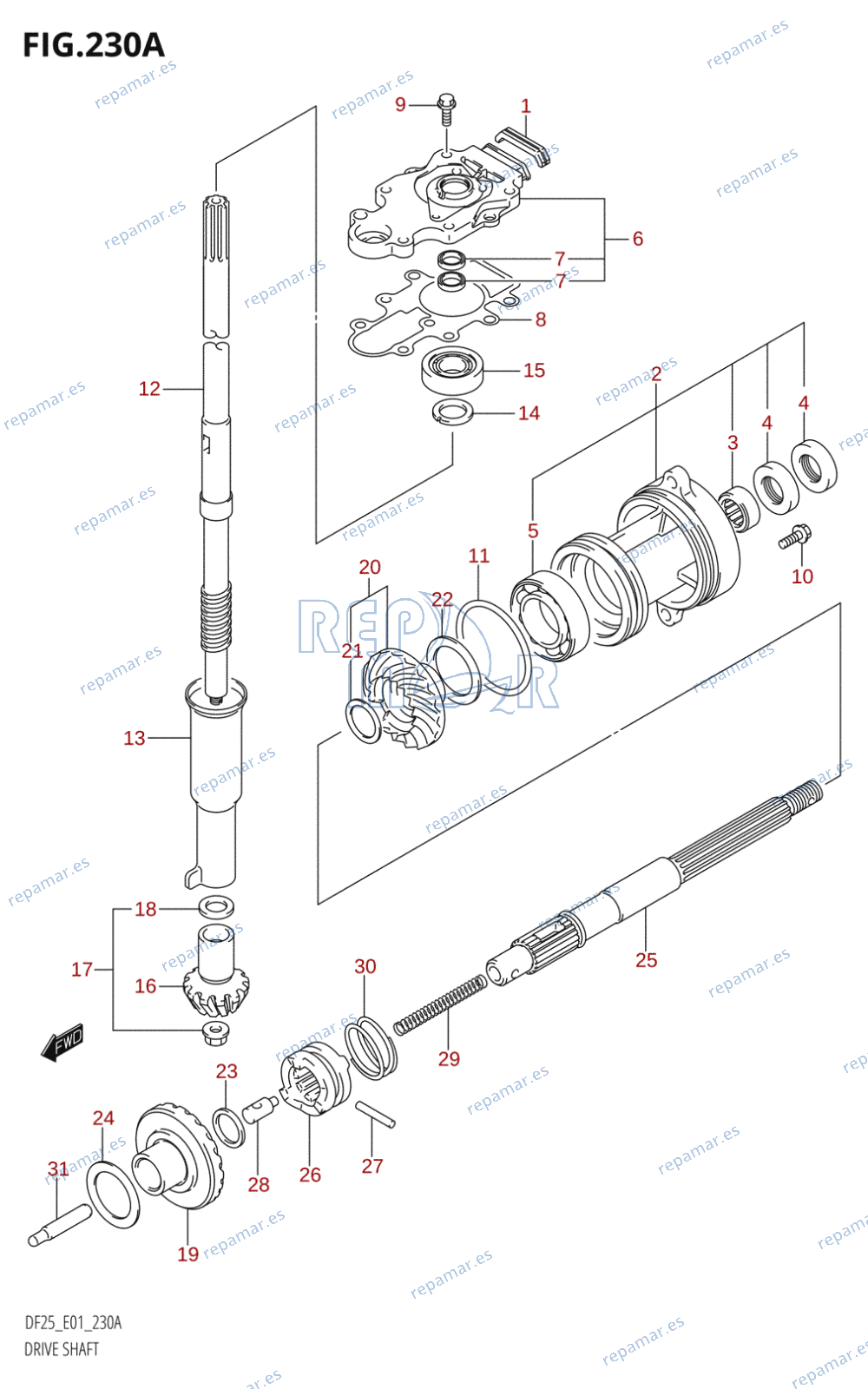 230A - DRIVE SHAFT