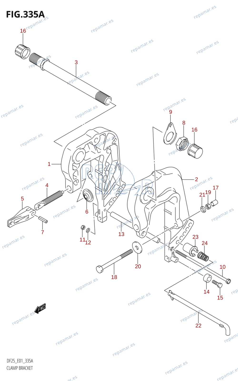 335A - CLAMP BRACKET