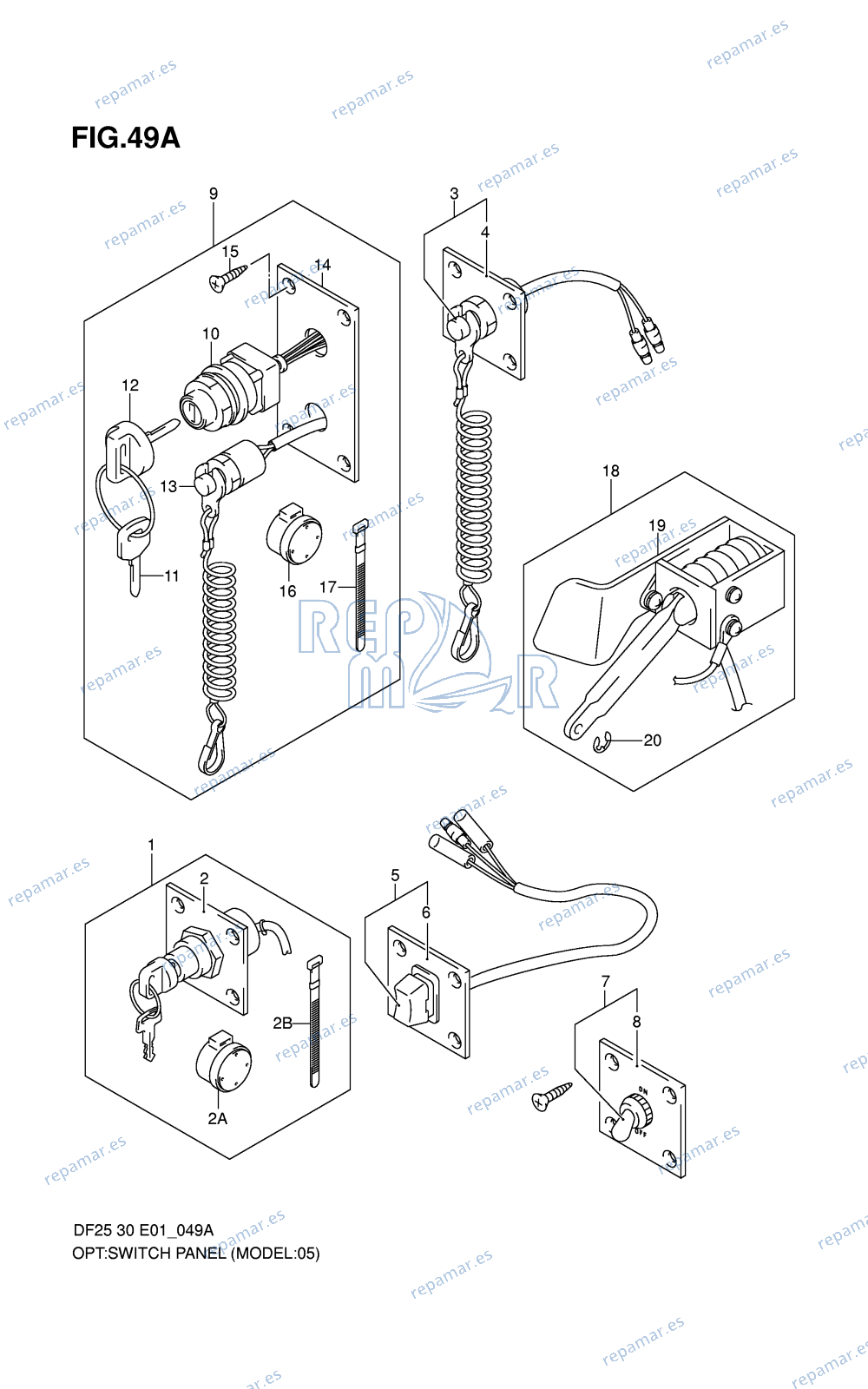 49A - OPC:INTERRUPTOR (MODELO:05~07)