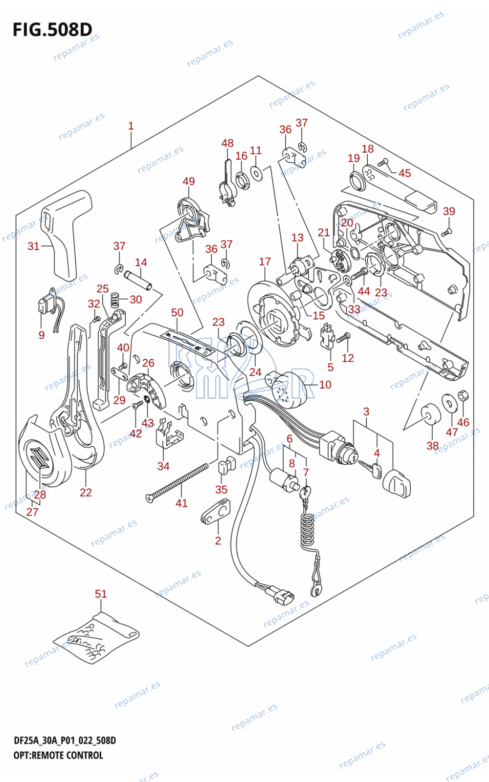 508D - OPT:REMOTE CONTROL ((DF25AT,DF25ATH,DF30AT,DF30ATH):022)