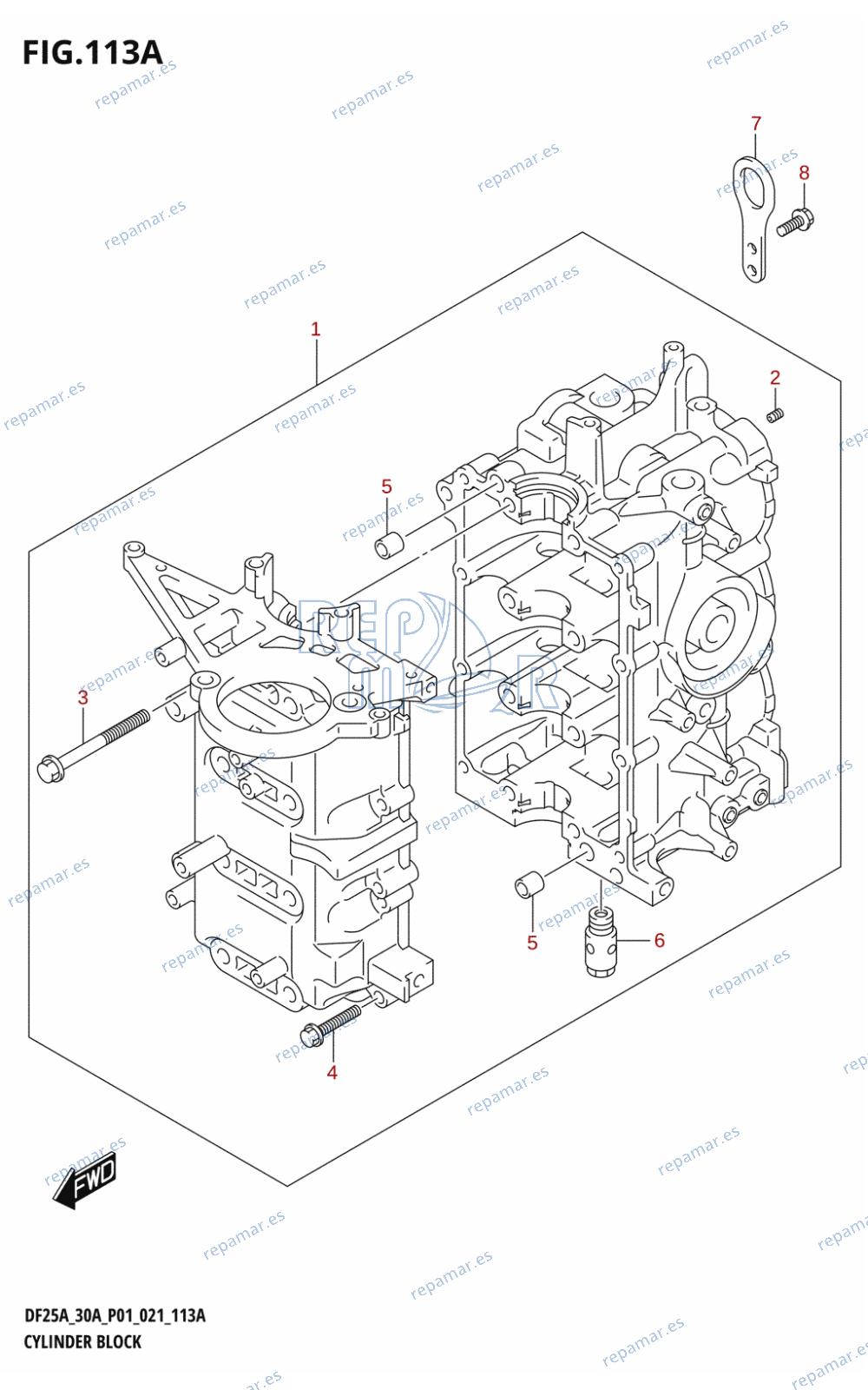 113A - CYLINDER BLOCK