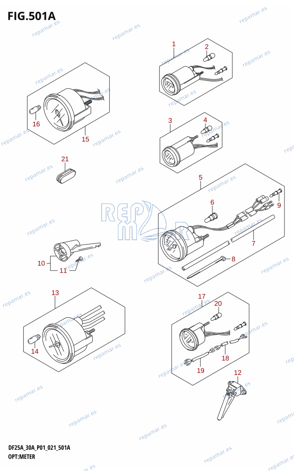 501A - OPT:METER (DF25AR,DF30AR)