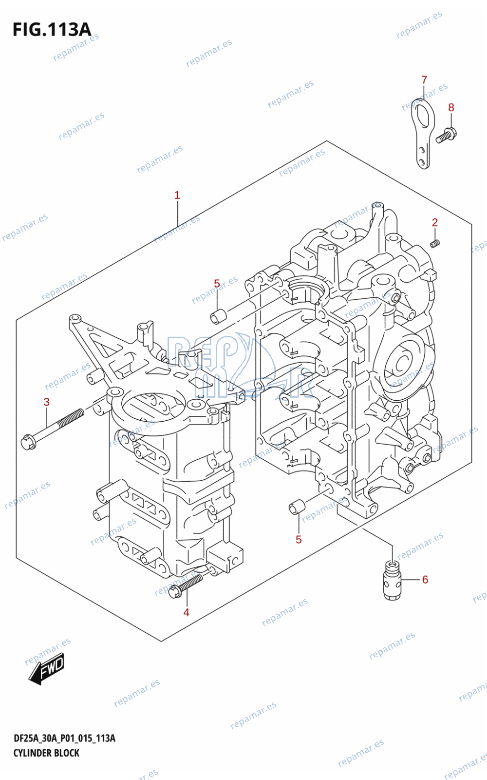 113A - CYLINDER BLOCK