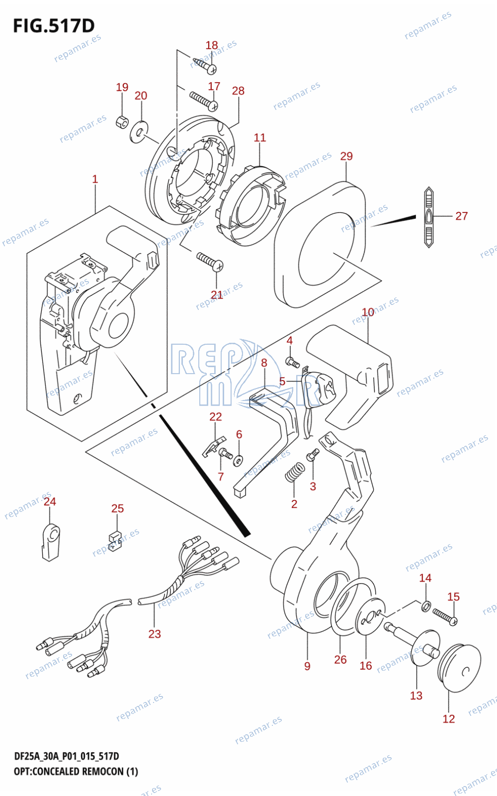 517D - OPT:CONCEALED REMOCON (1) (DF30AT:P01)