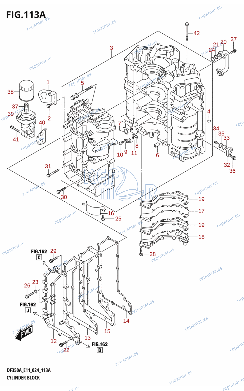 113A - CYLINDER BLOCK