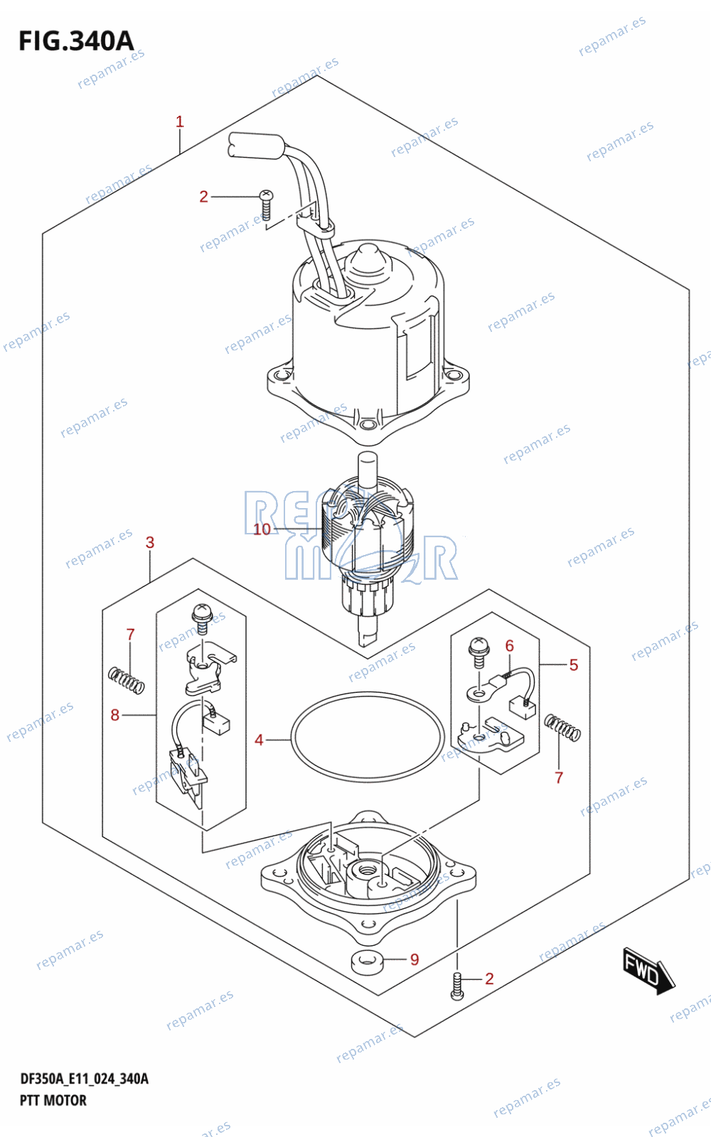 340A - PTT MOTOR (DF350A,DF325A,DF300B)