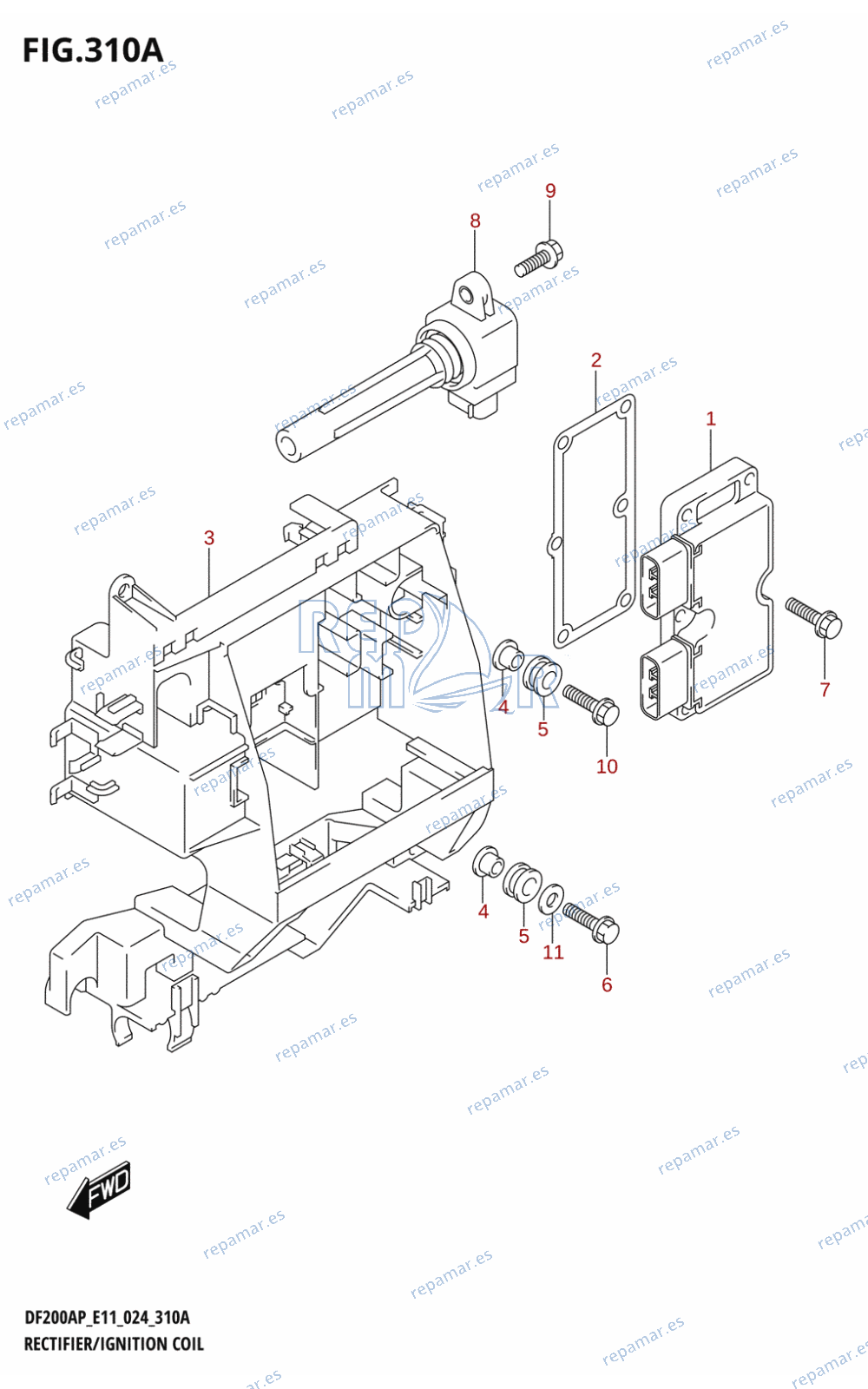 310A - RECTIFIER /​ IGNITION COIL