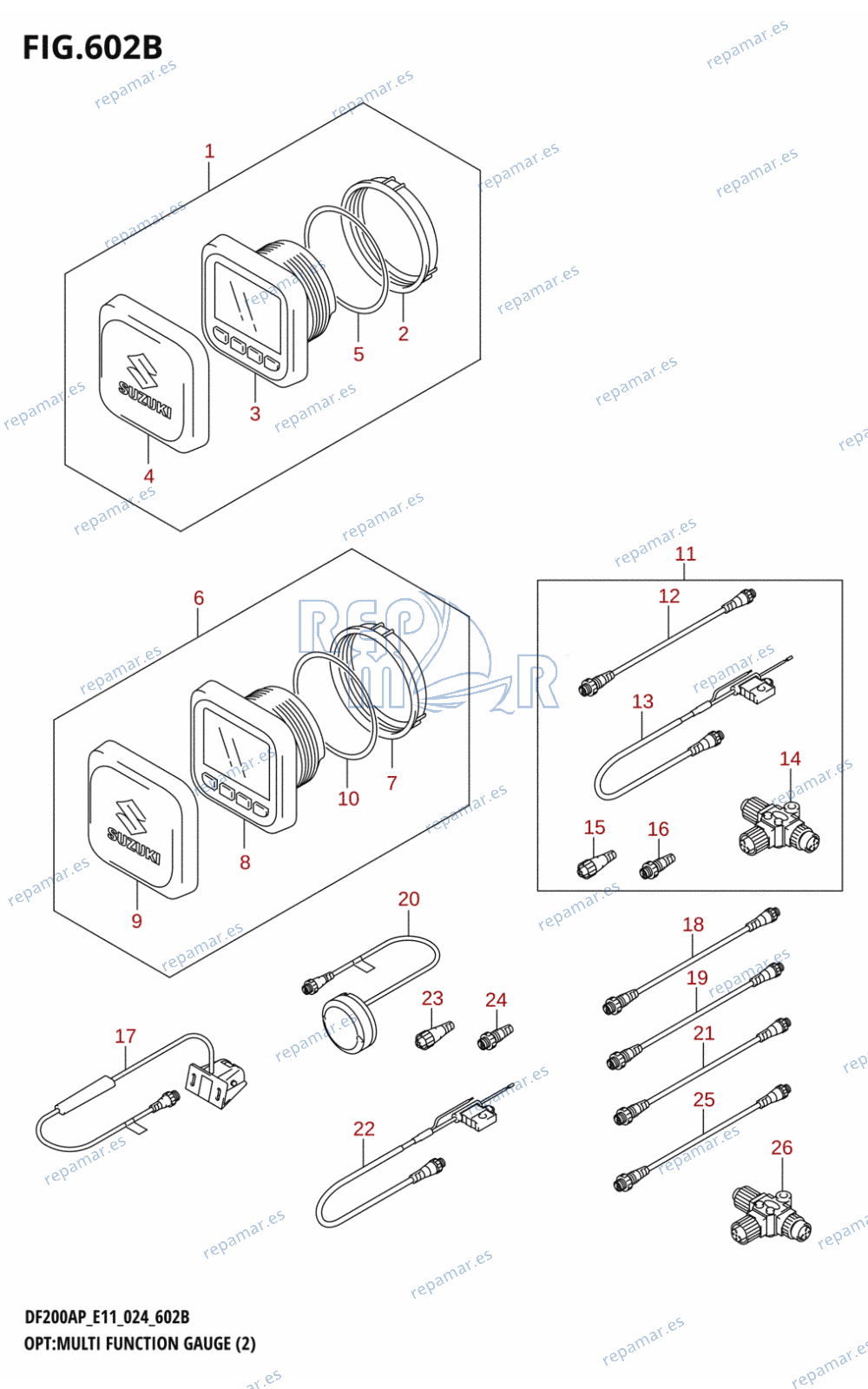 602B - OPT:MULTI FUNCTION GAUGE (2) (E40)