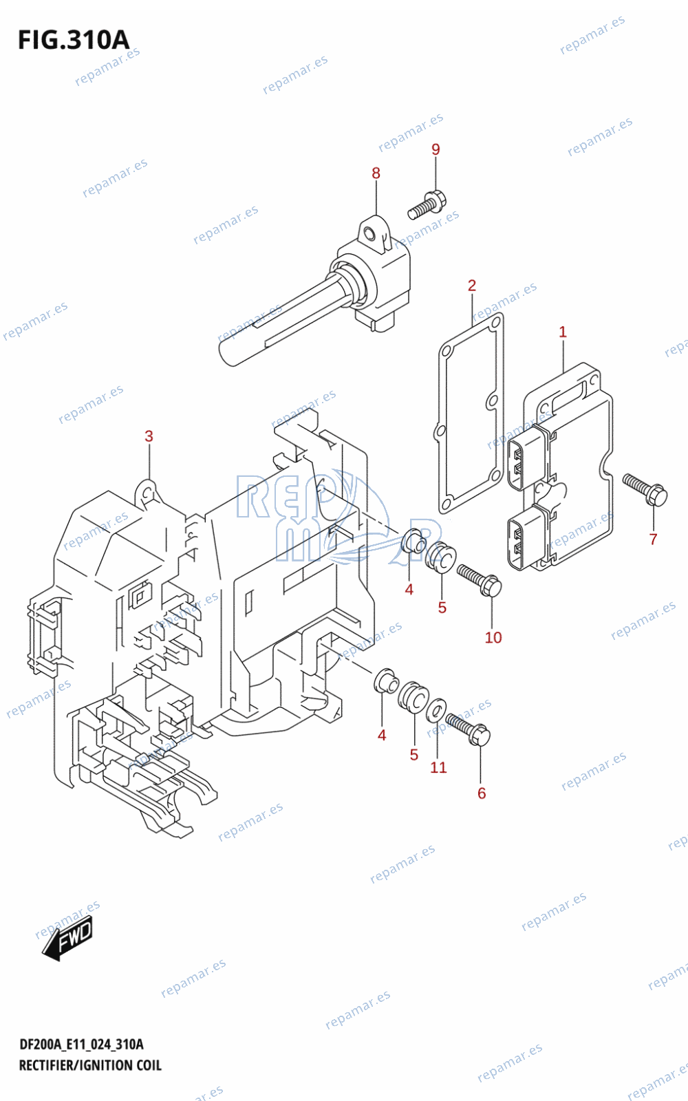 310A - RECTIFIER /​ IGNITION COIL