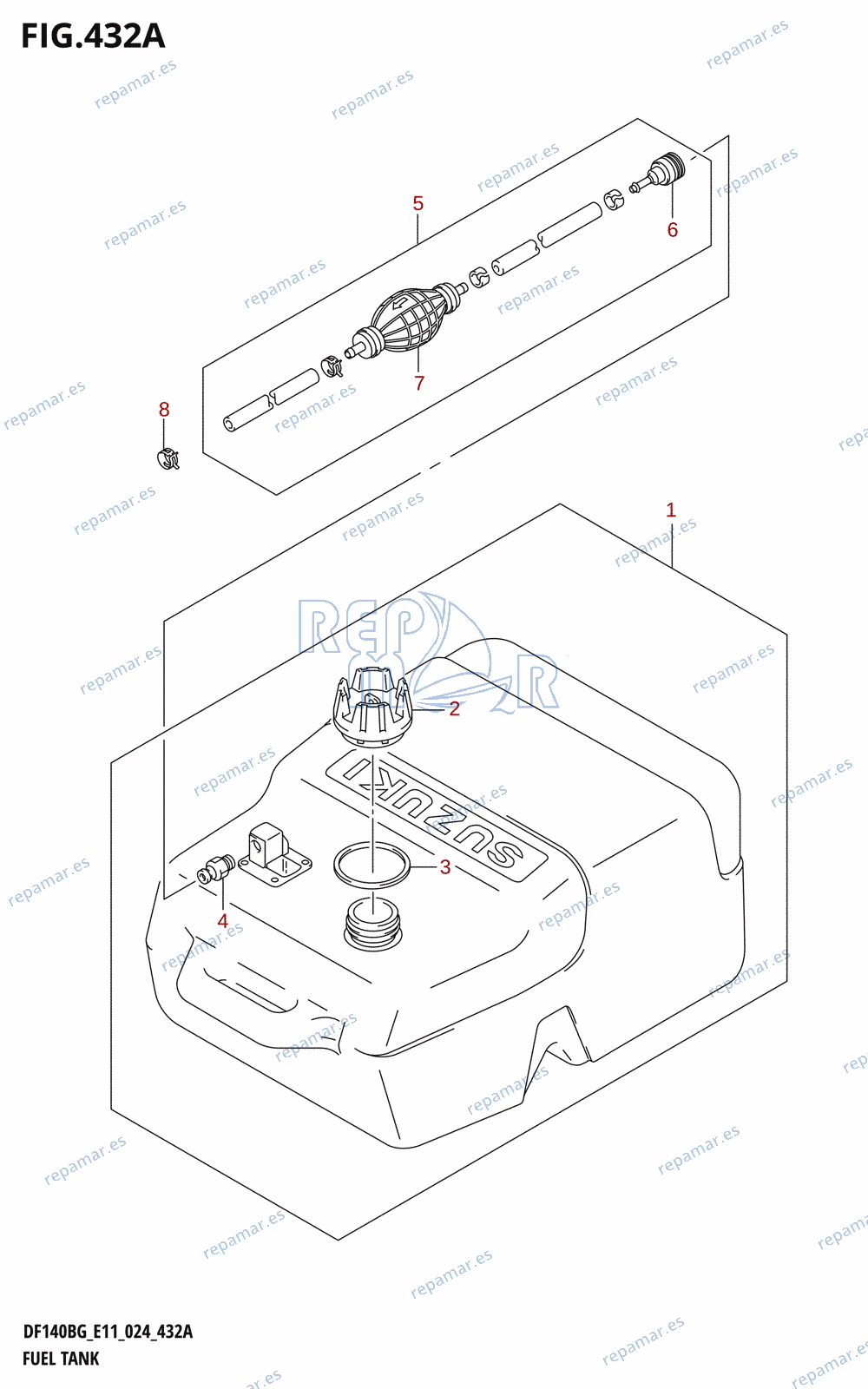 432A - FUEL TANK (E40)