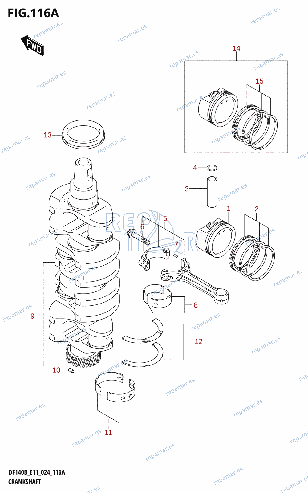 116A - CRANKSHAFT