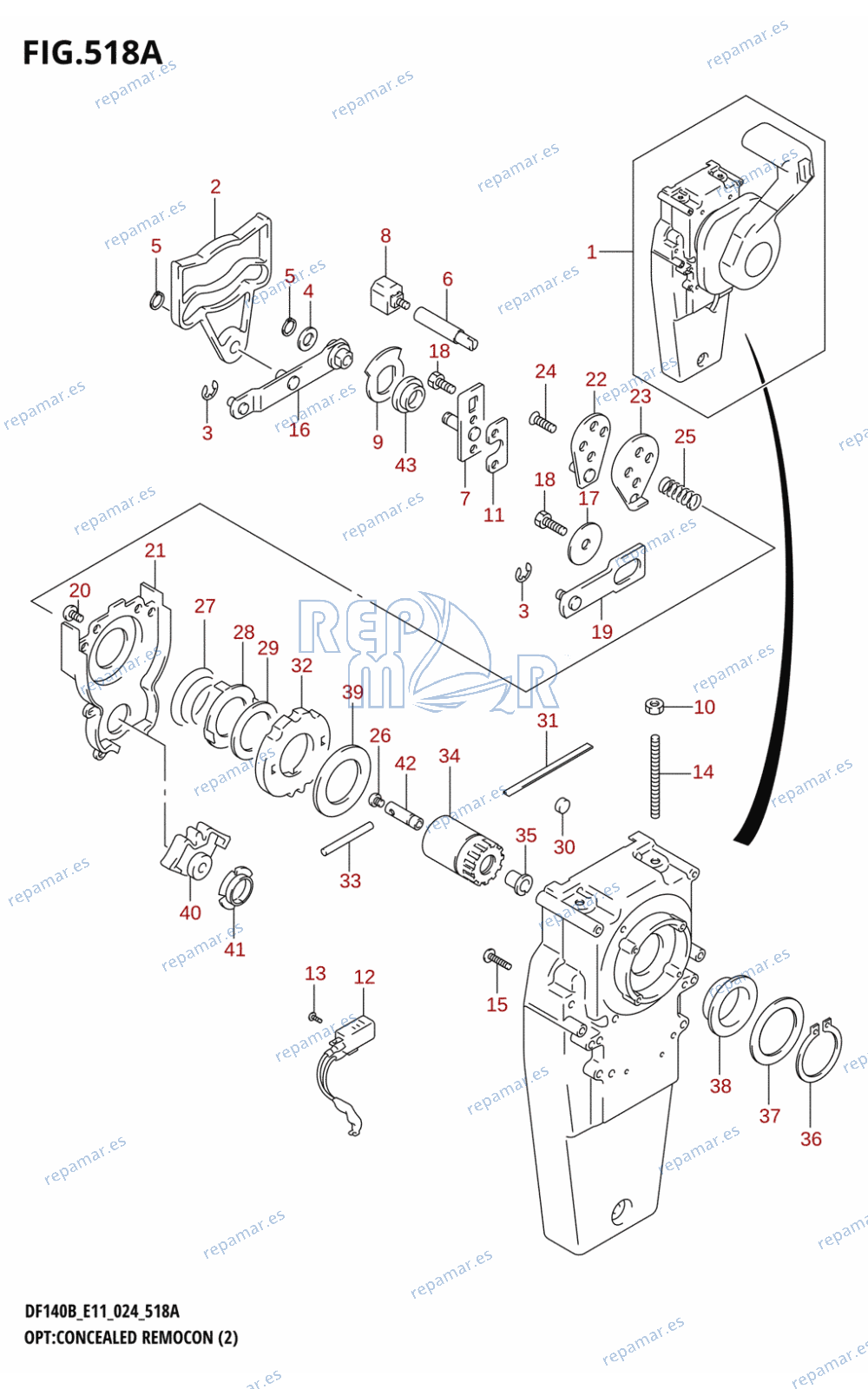 518A - OPT:CONCEALED REMOCON (2)