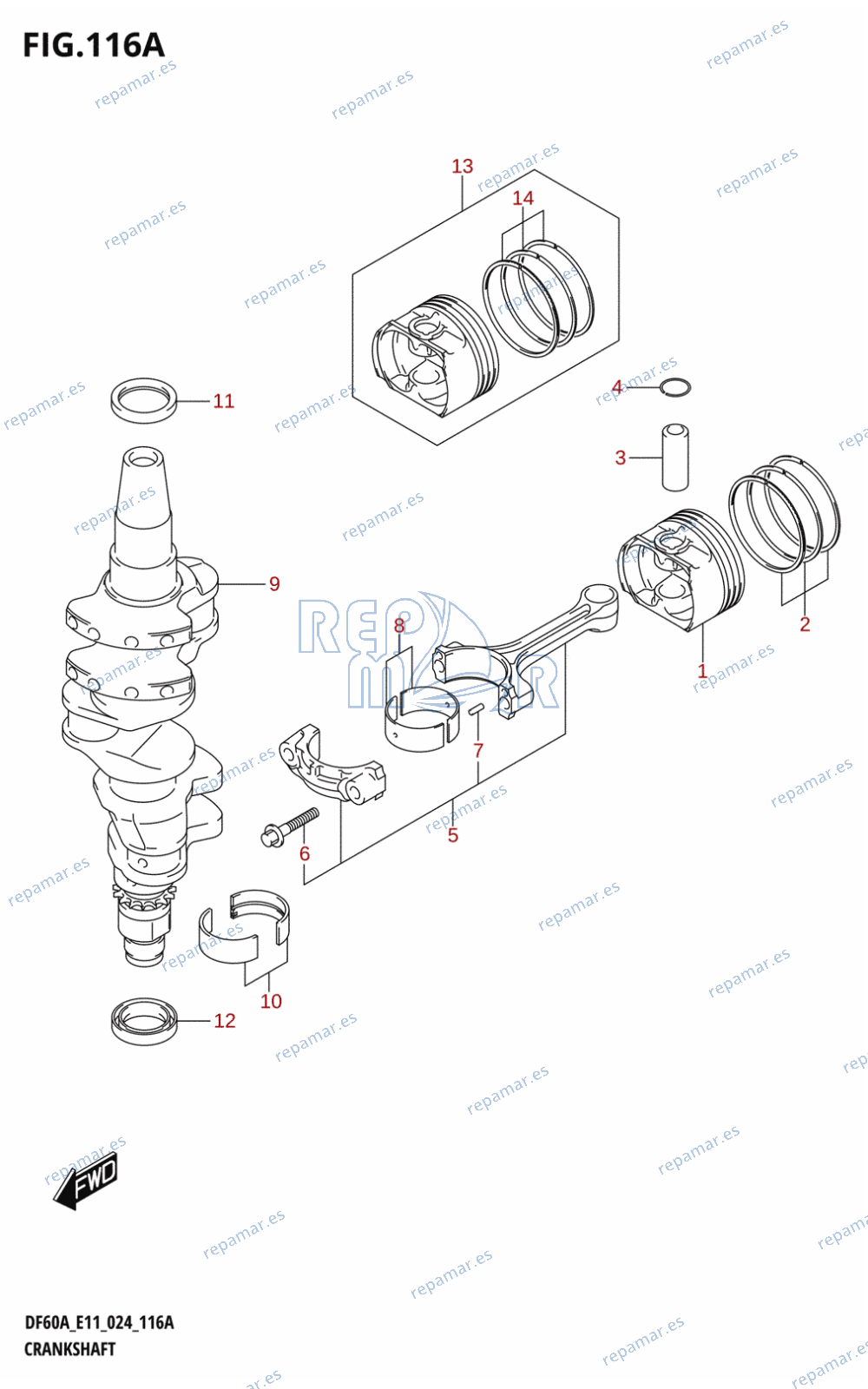 116A - CRANKSHAFT