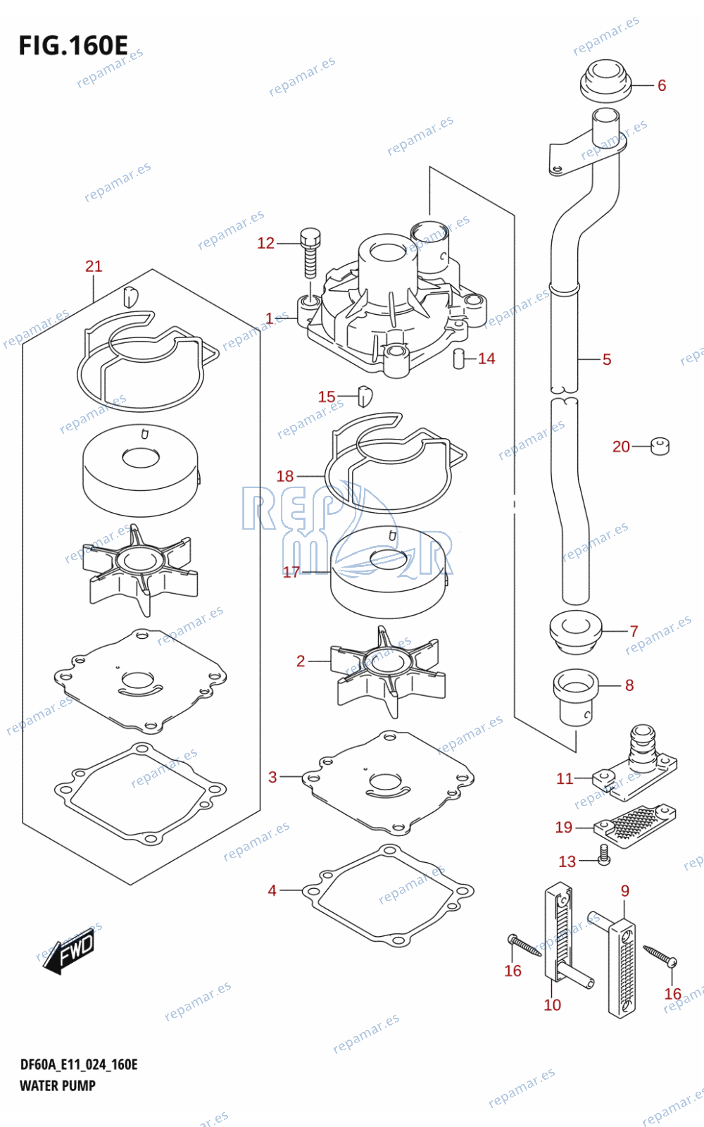 160E - WATER PUMP (DF60AVTH)