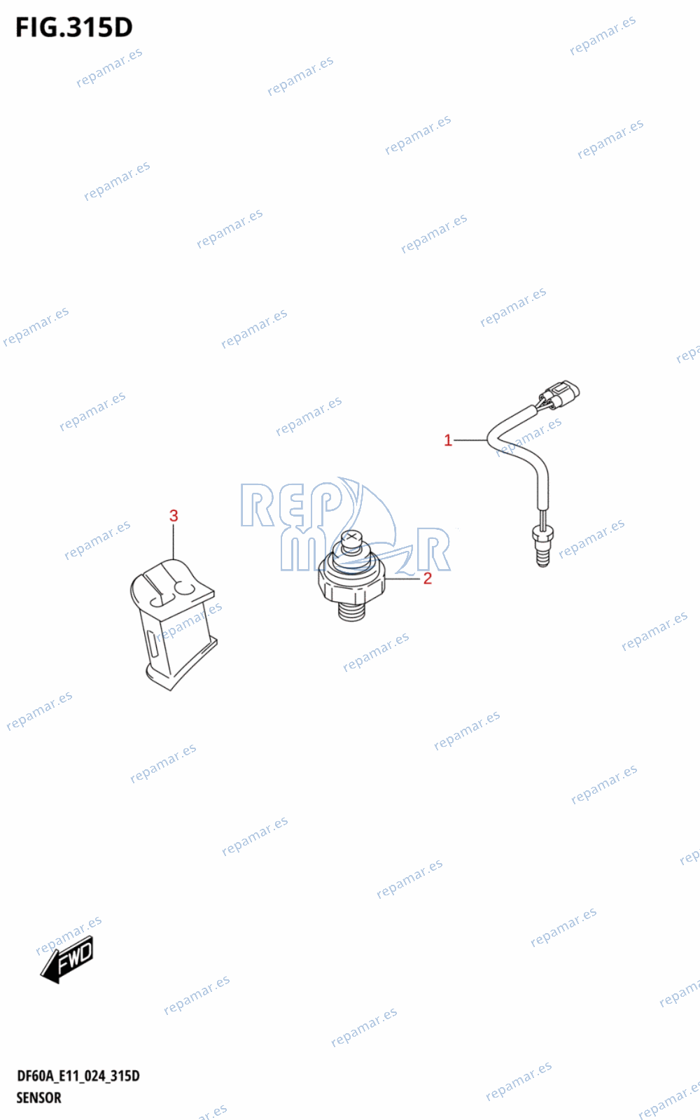 315D - SENSOR (DF40AQH,DF60AQH)