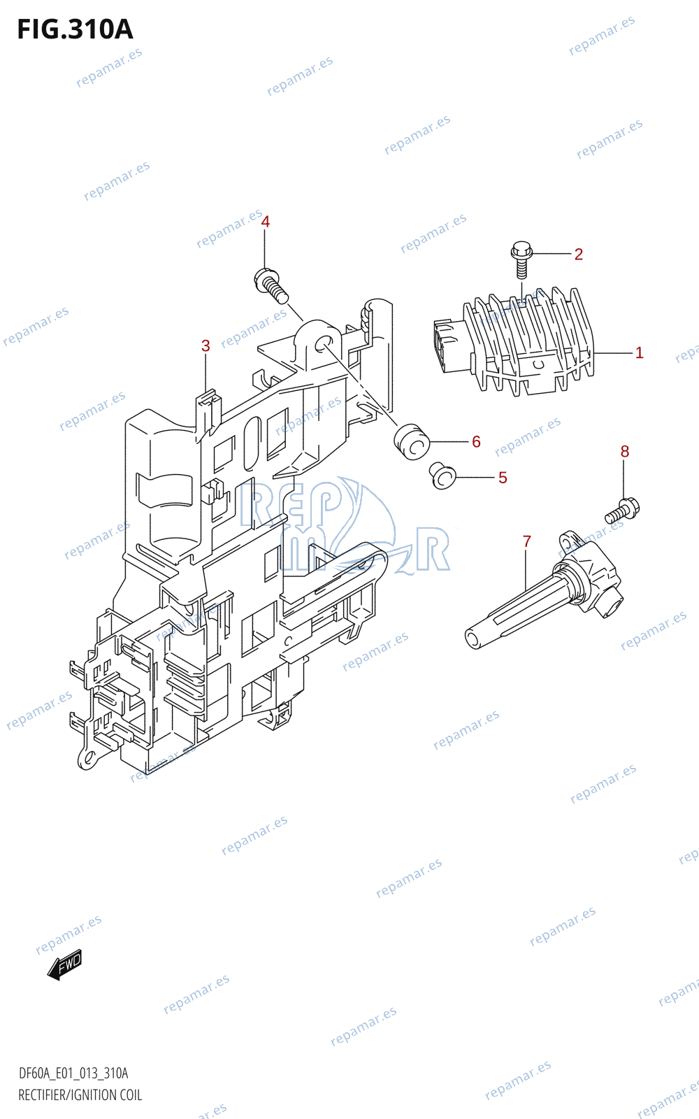 310A - RECTIFIER /​ IGNITION COIL