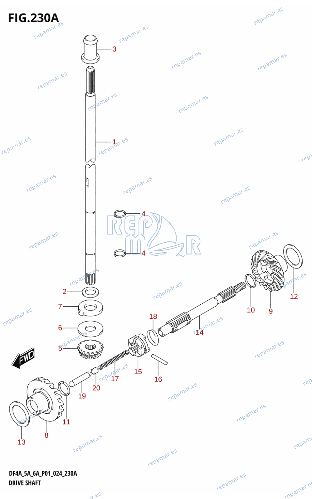 230A - DRIVE SHAFT