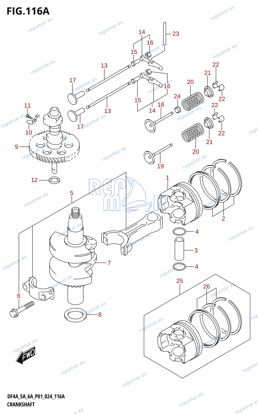 116A - CRANKSHAFT