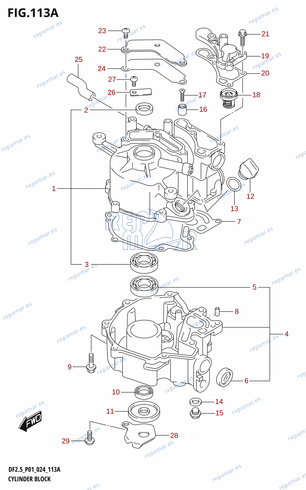 113A - CYLINDER BLOCK