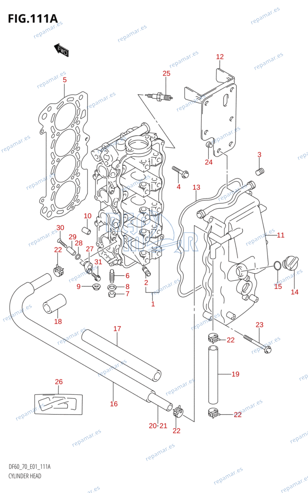 111A - CYLINDER HEAD