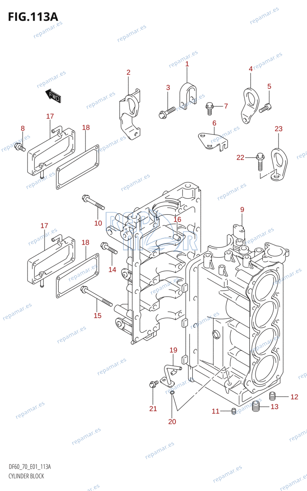 113A - CYLINDER BLOCK