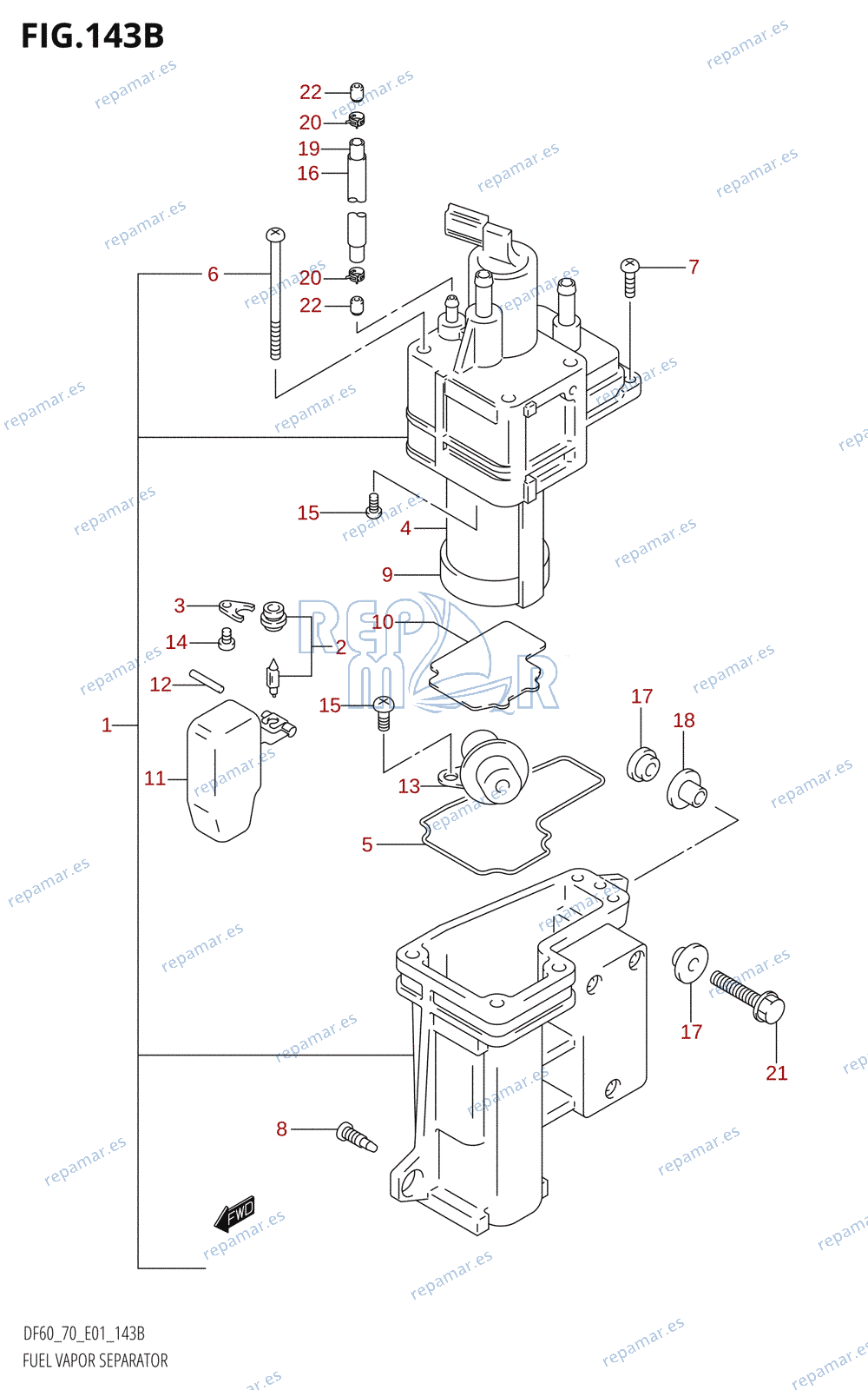 143B - FUEL VAPOR SEPARATOR (X,Y)