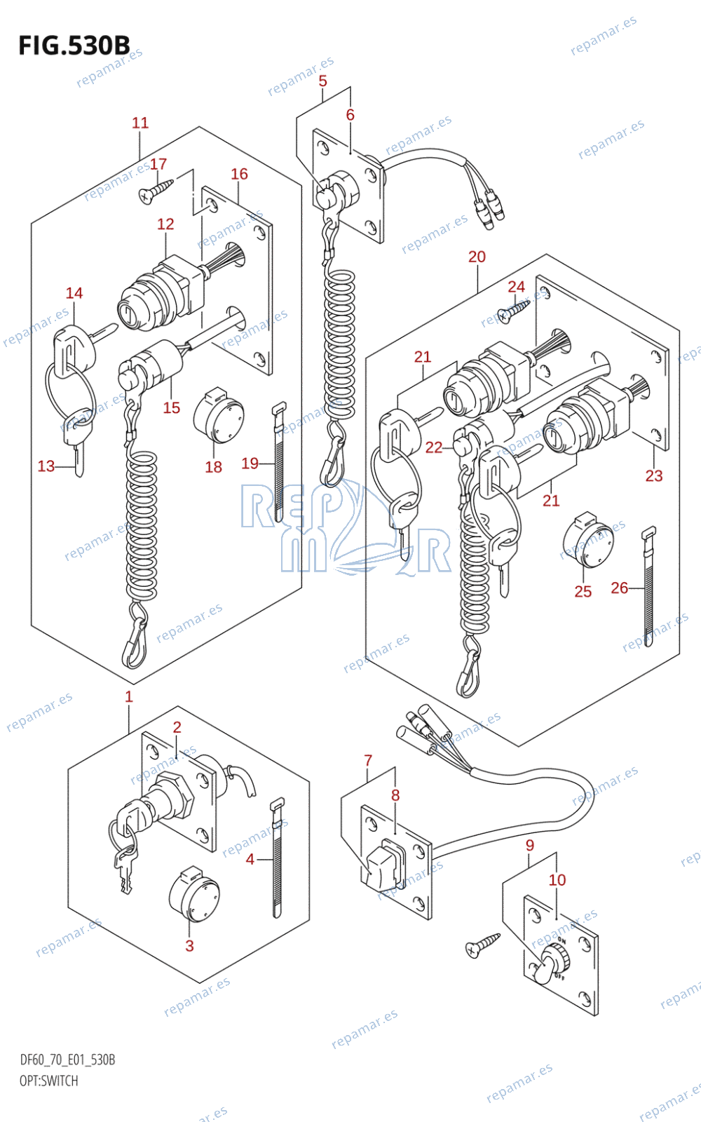 530B - OPT:SWITCH (K5,K6,K7,K8,K9)