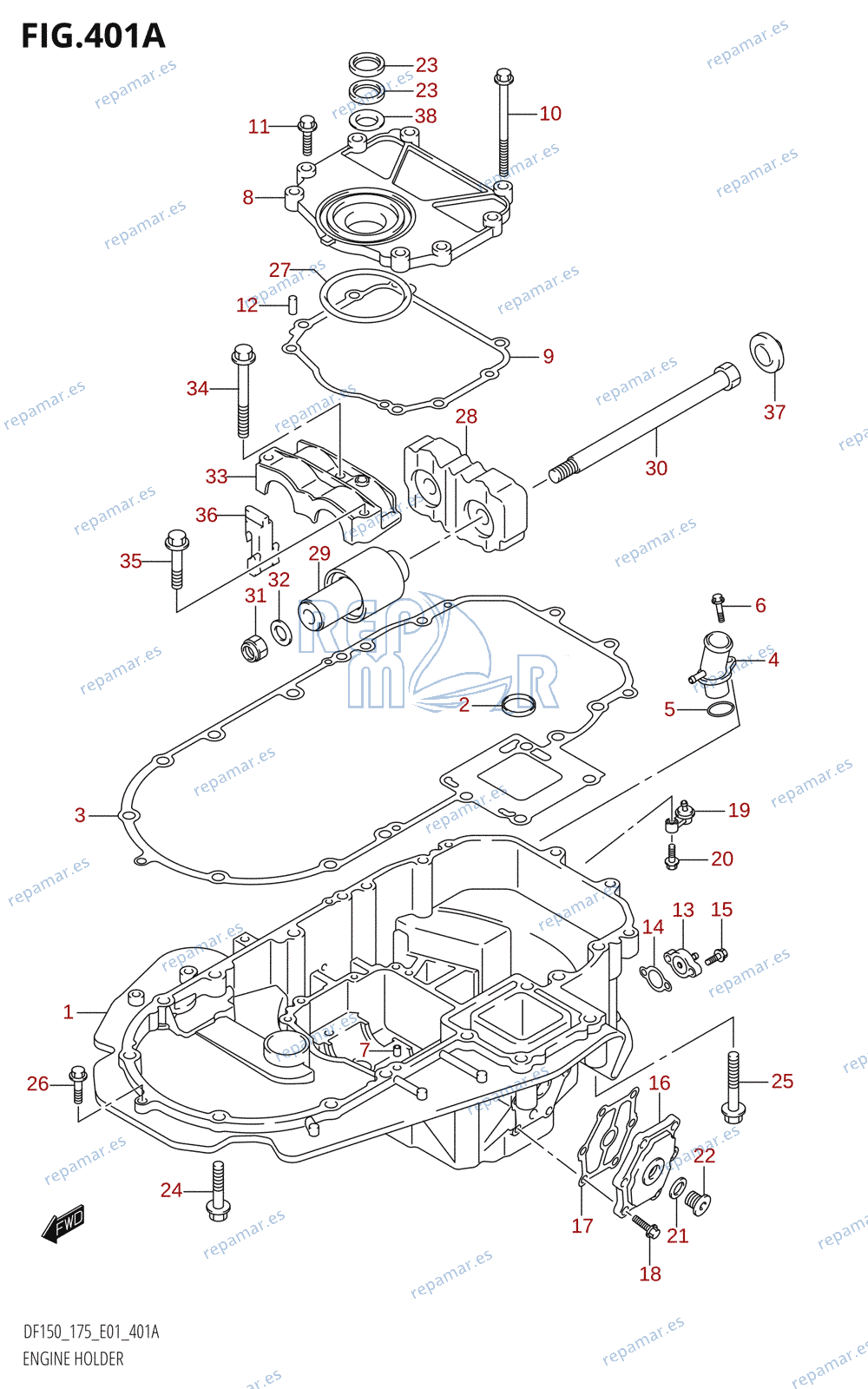 401A - ENGINE HOLDER