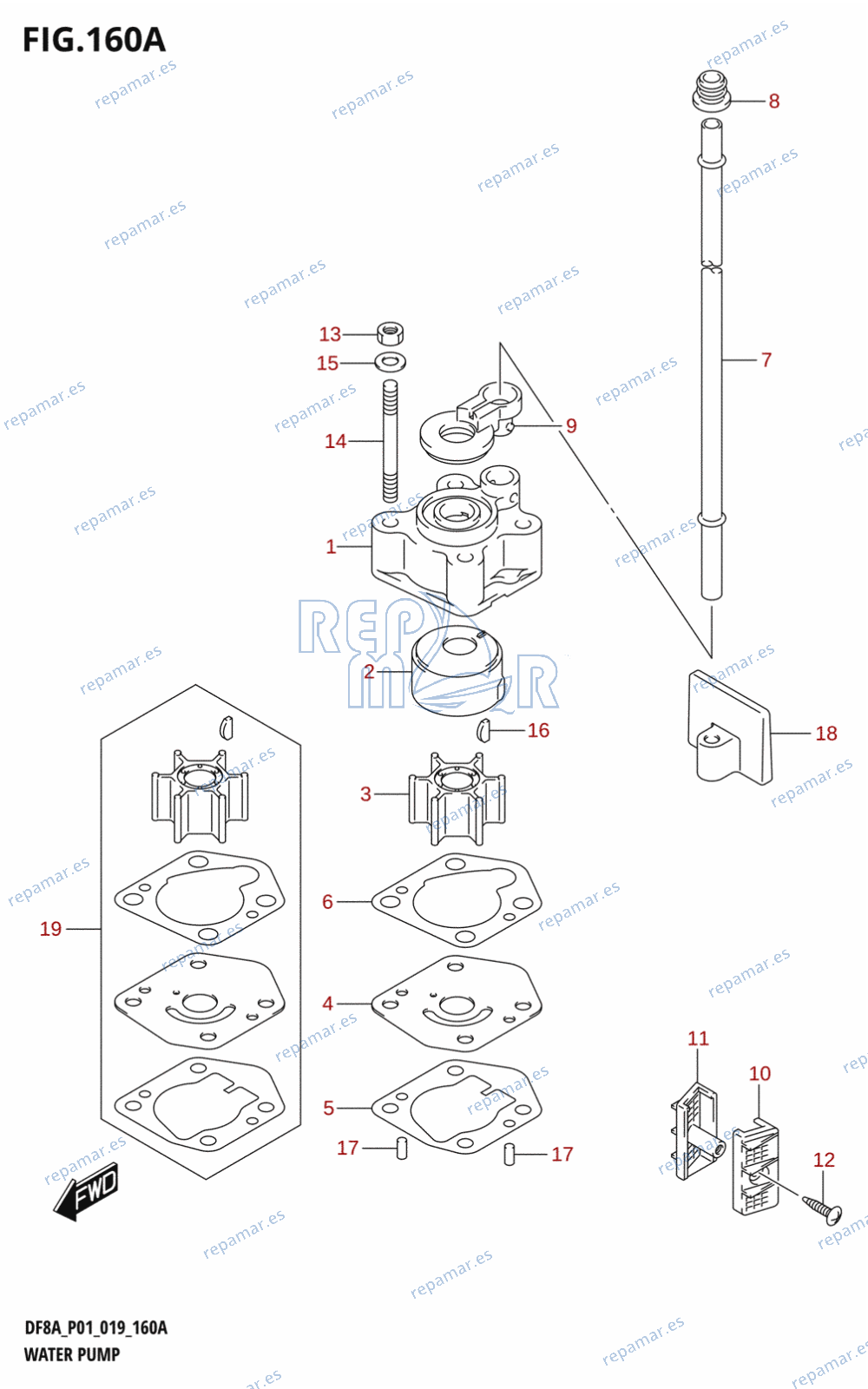 160A - WATER PUMP