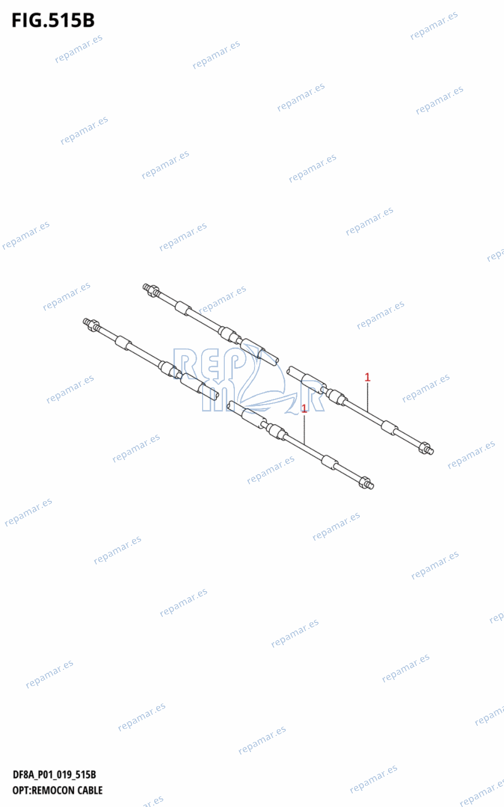 515B - OPT:REMOCON CABLE (DF8AR,DF9.9AR)