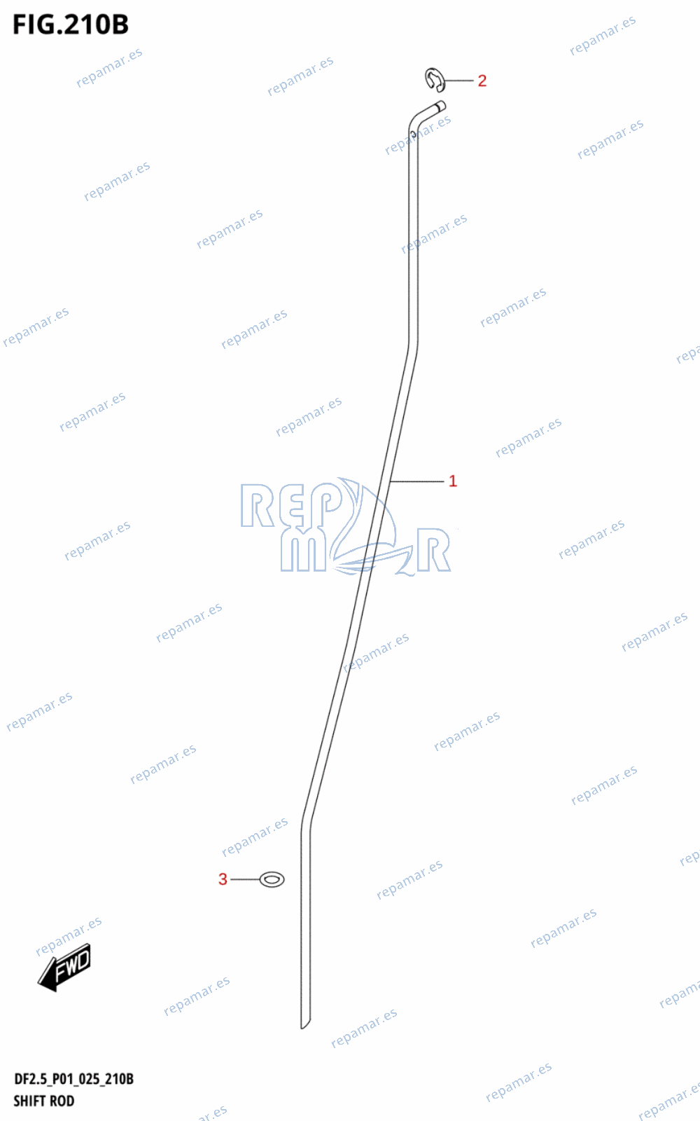 210B - SHIFT ROD (L-TRANSOM)