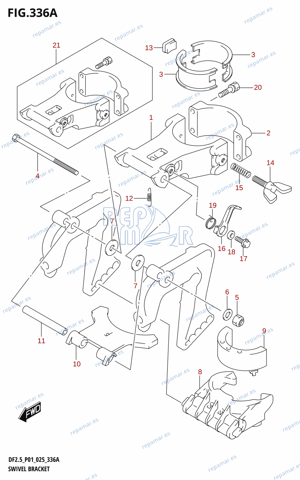 336A - SWIVEL BRACKET