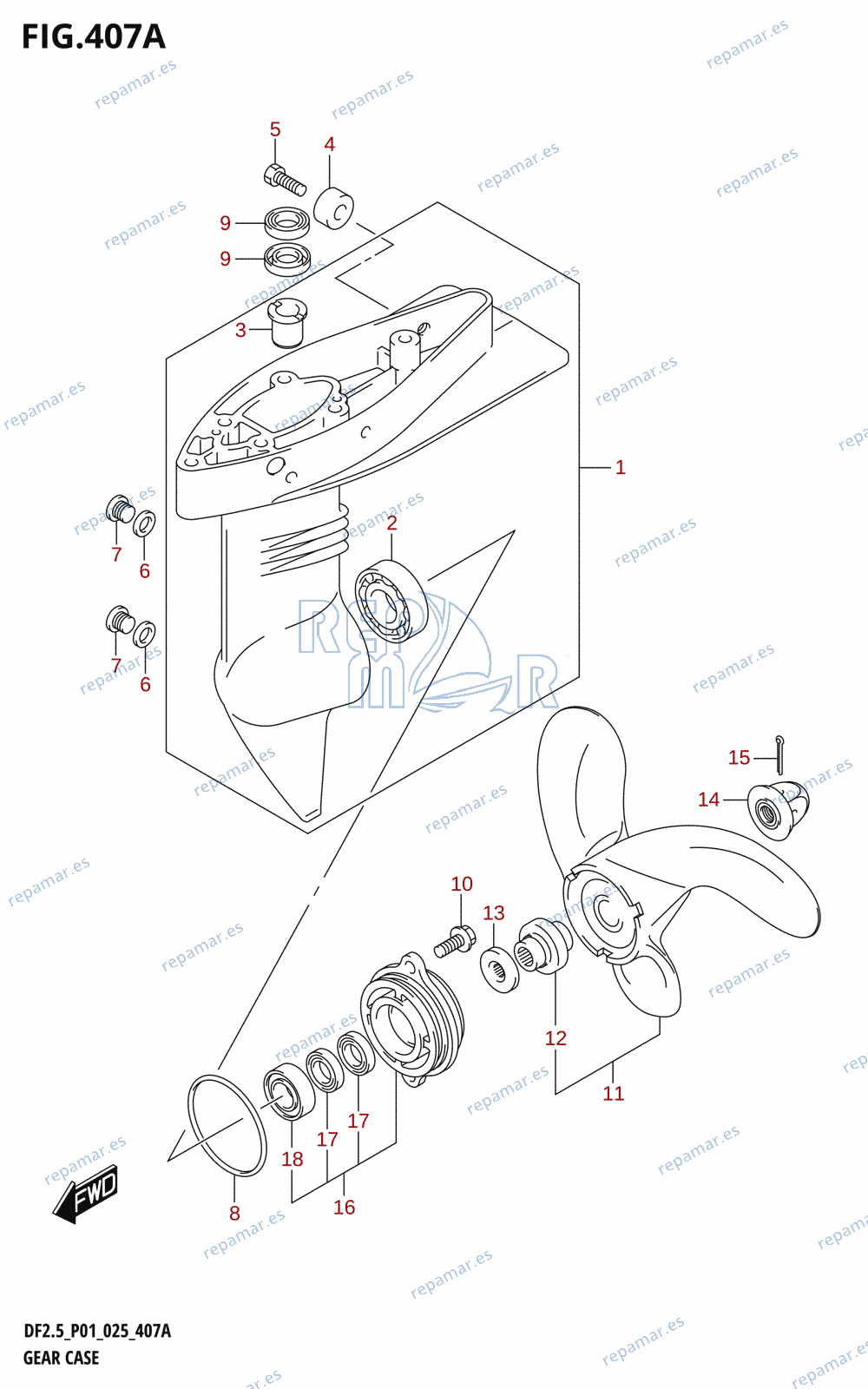 407A - GEAR CASE