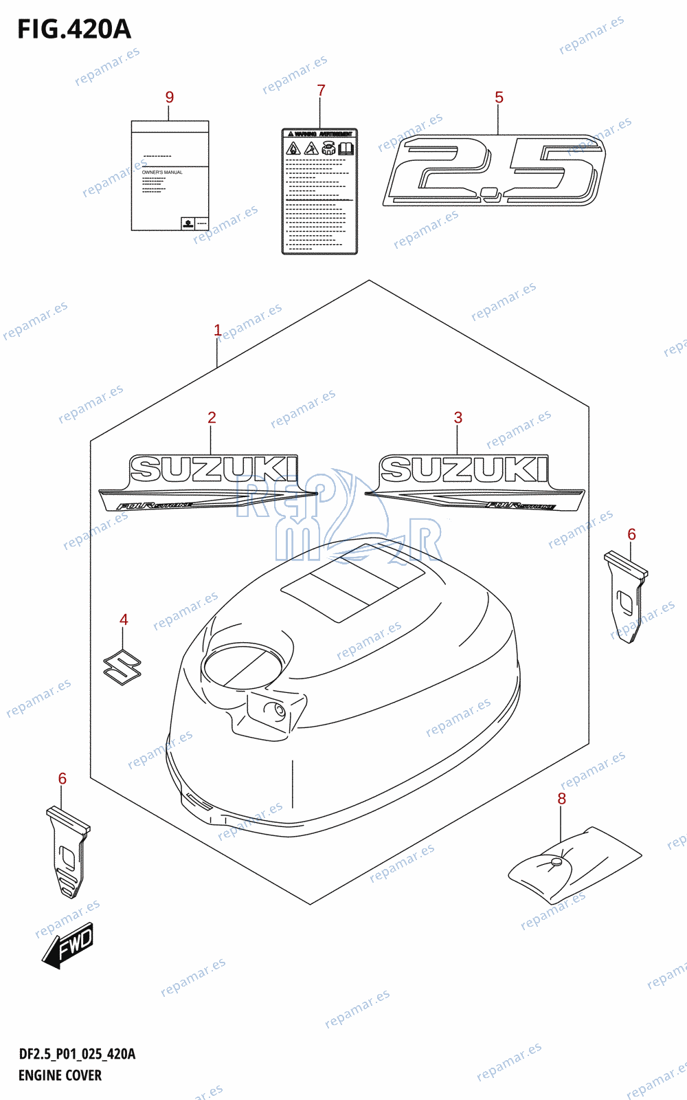 420A - ENGINE COVER