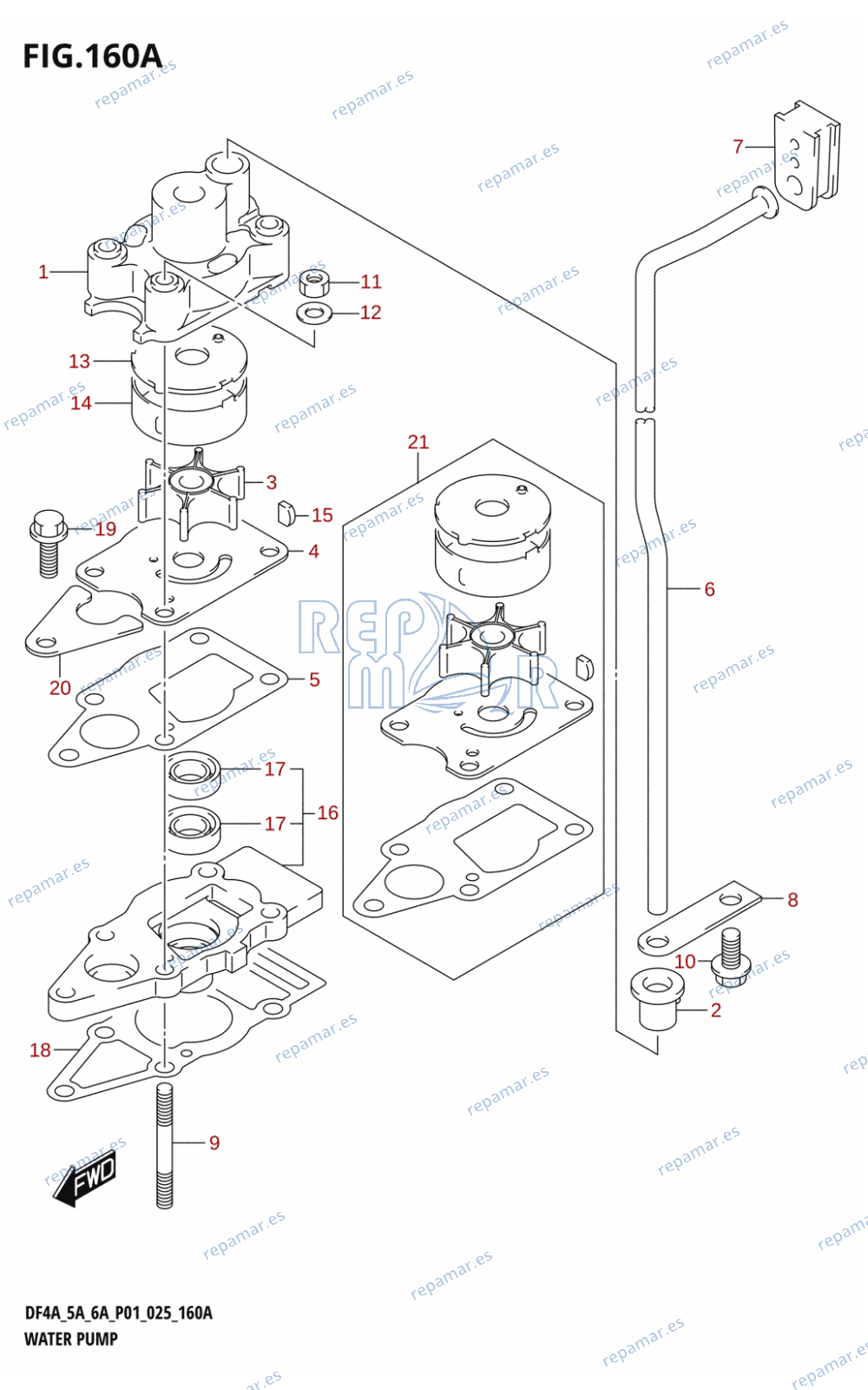 160A - WATER PUMP