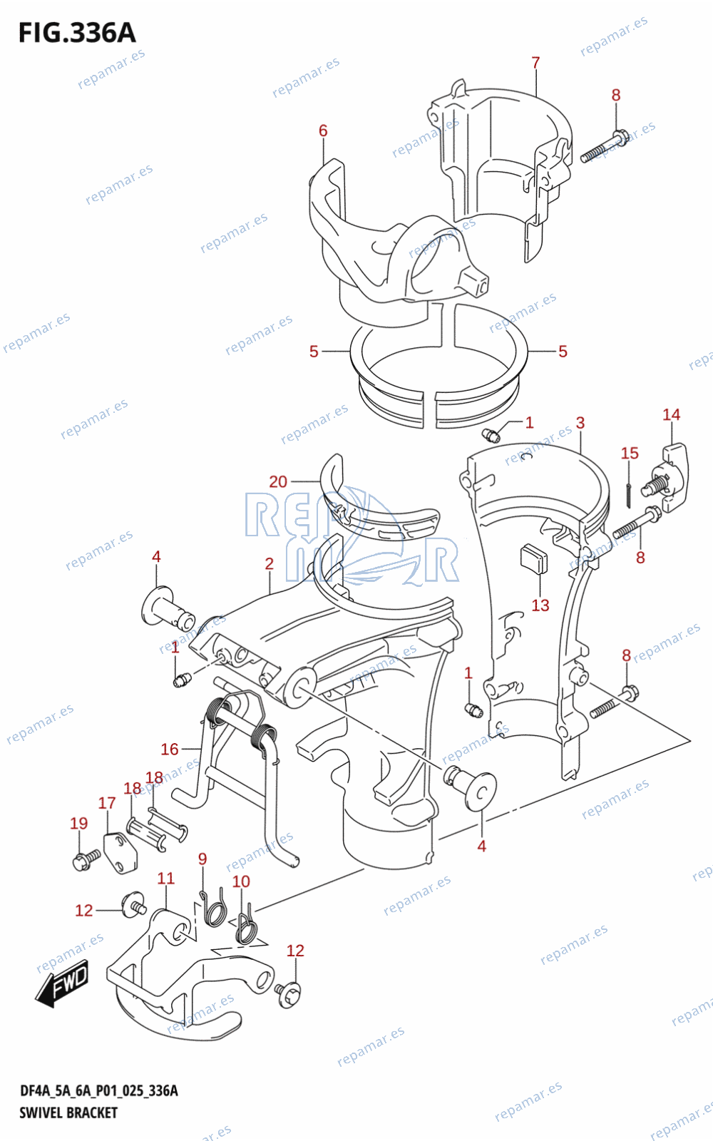 336A - SWIVEL BRACKET