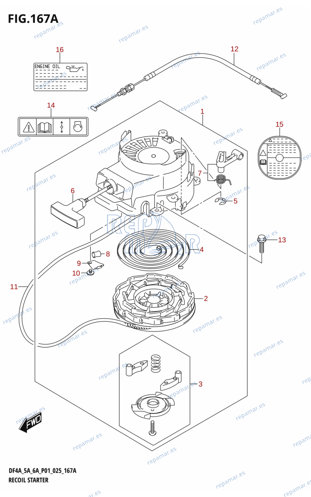 167A - RECOIL STARTER