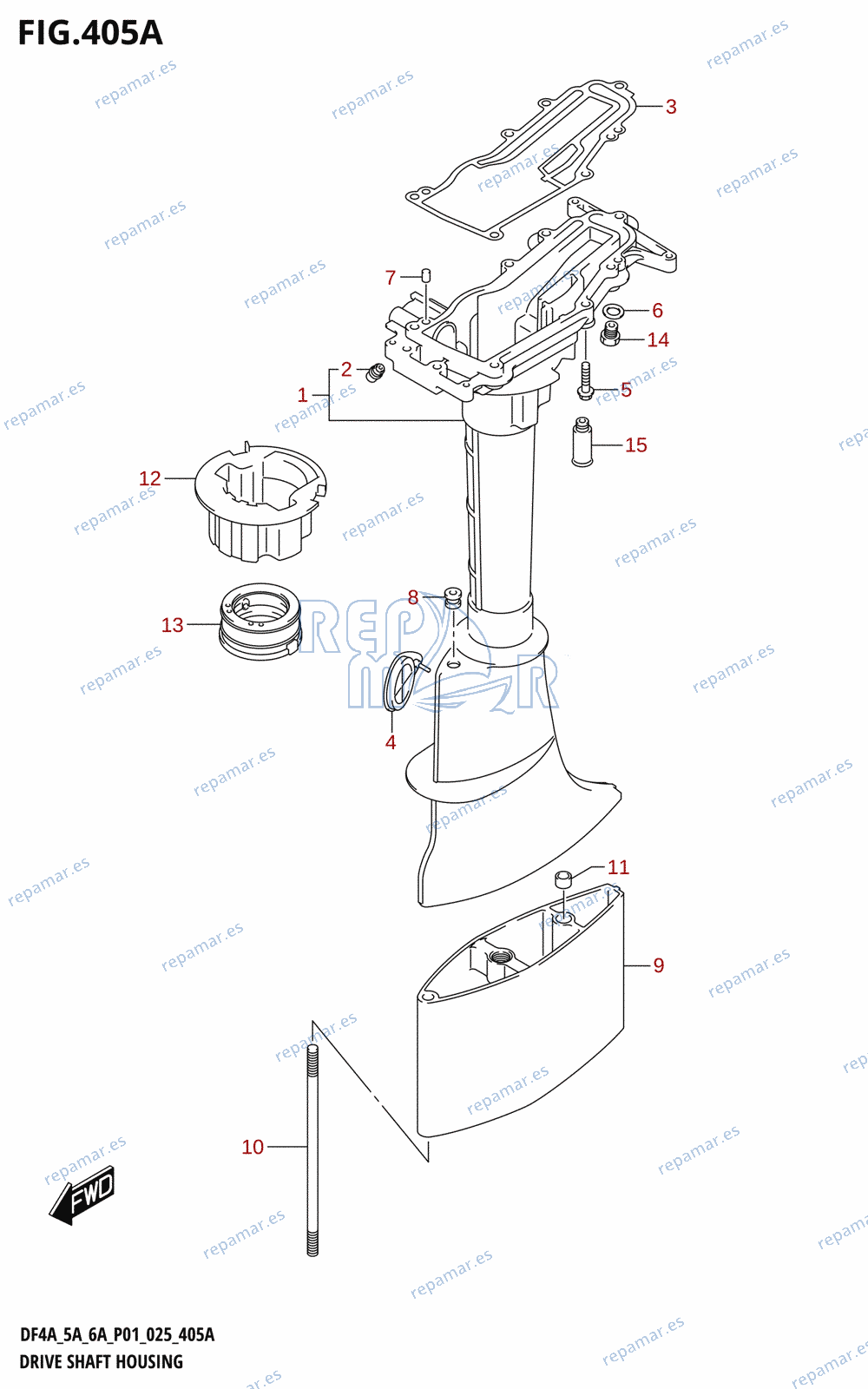 405A - DRIVE SHAFT HOUSING