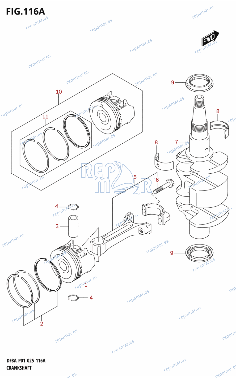 116A - CRANKSHAFT