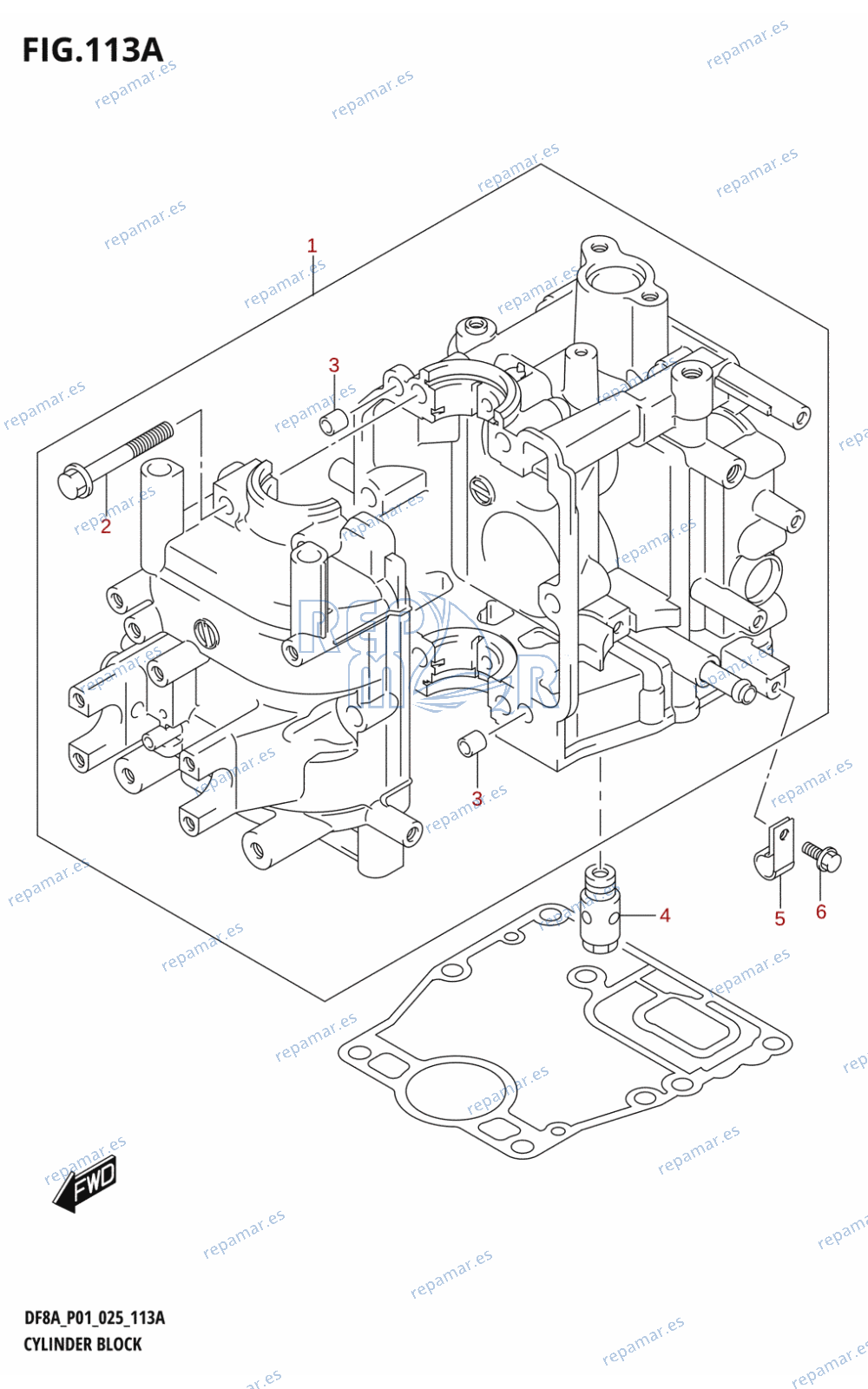 113A - CYLINDER BLOCK